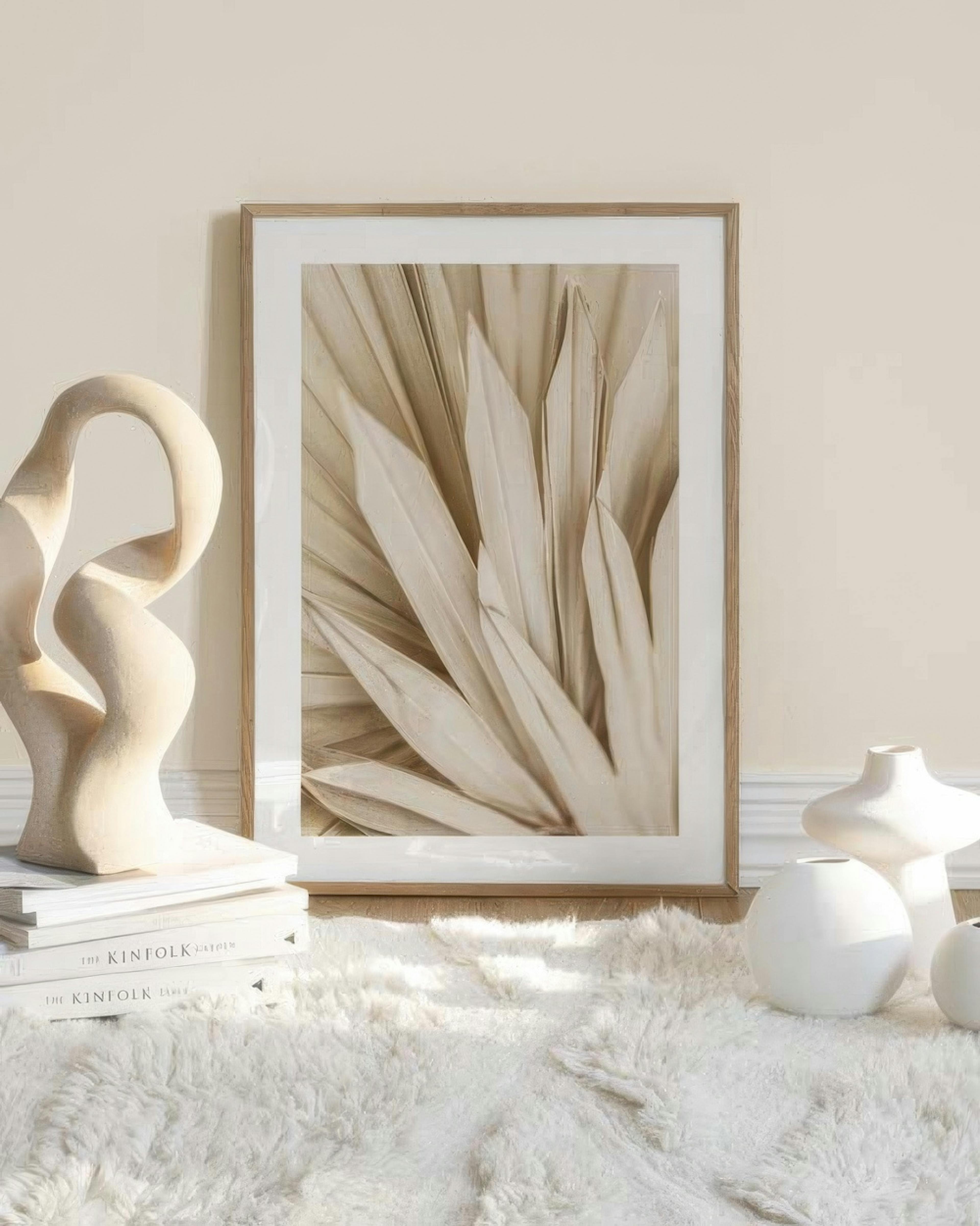 Dried Palm Leaves Print