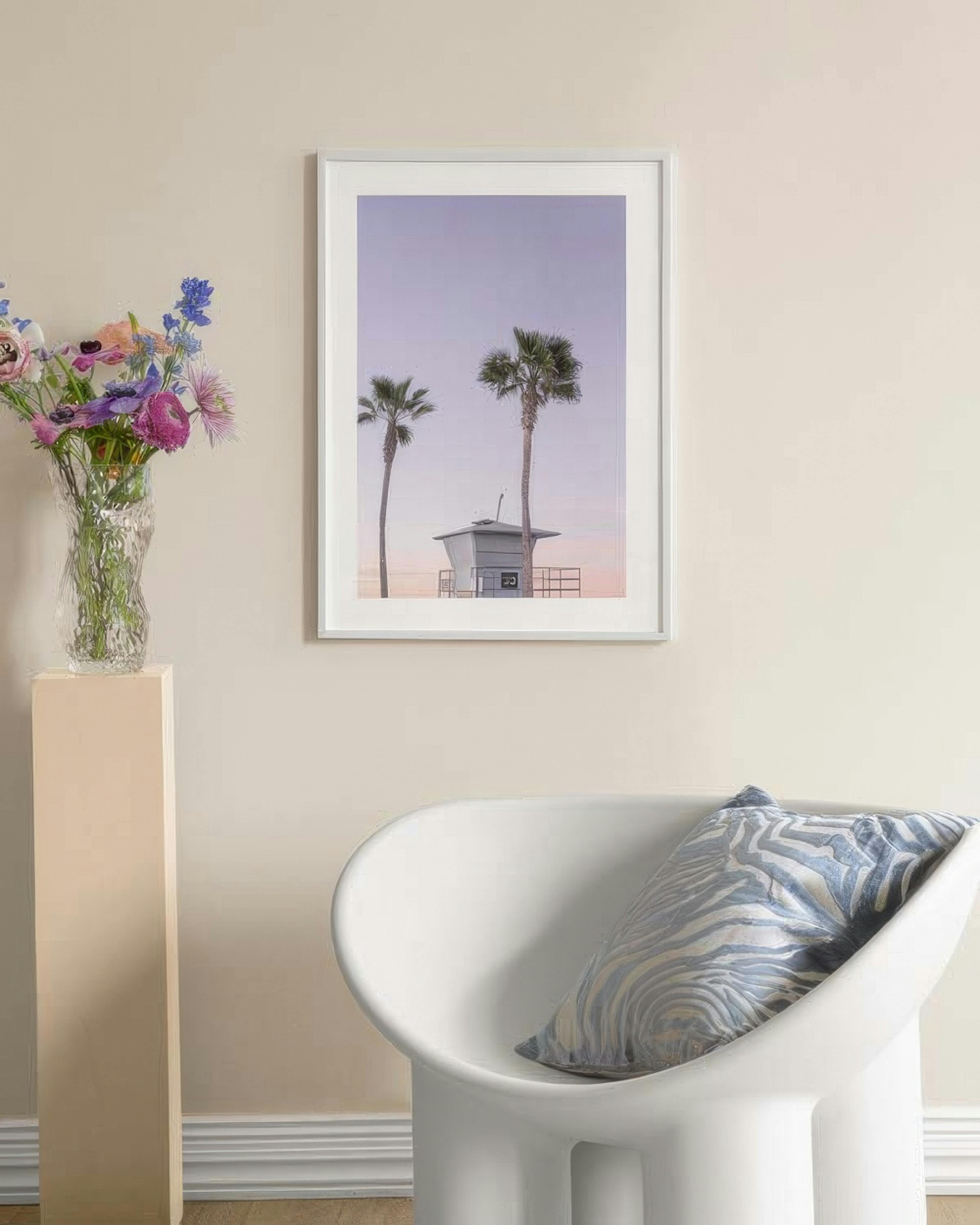 Purple Beach House Affiche
