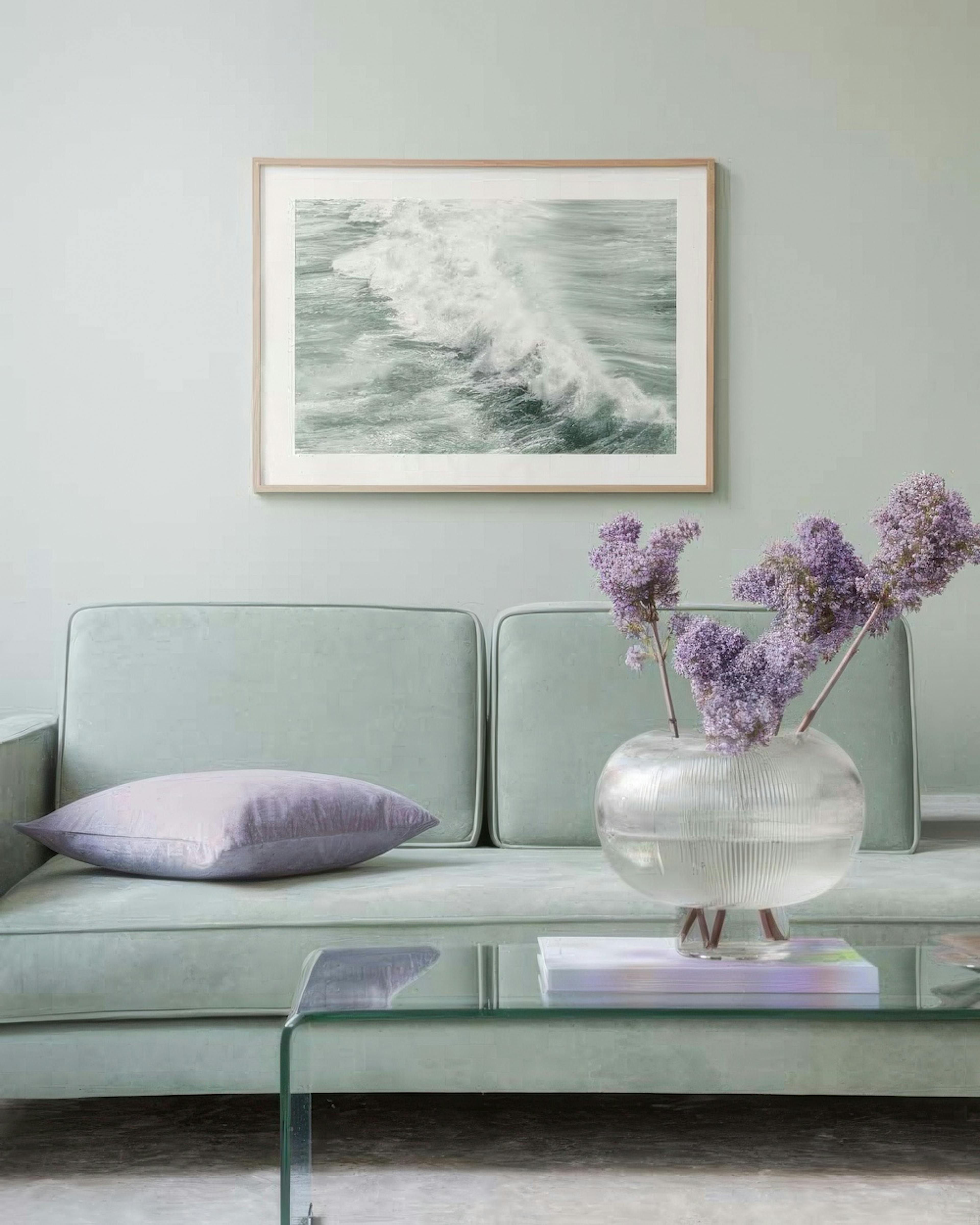 Turquoise Wave Poster