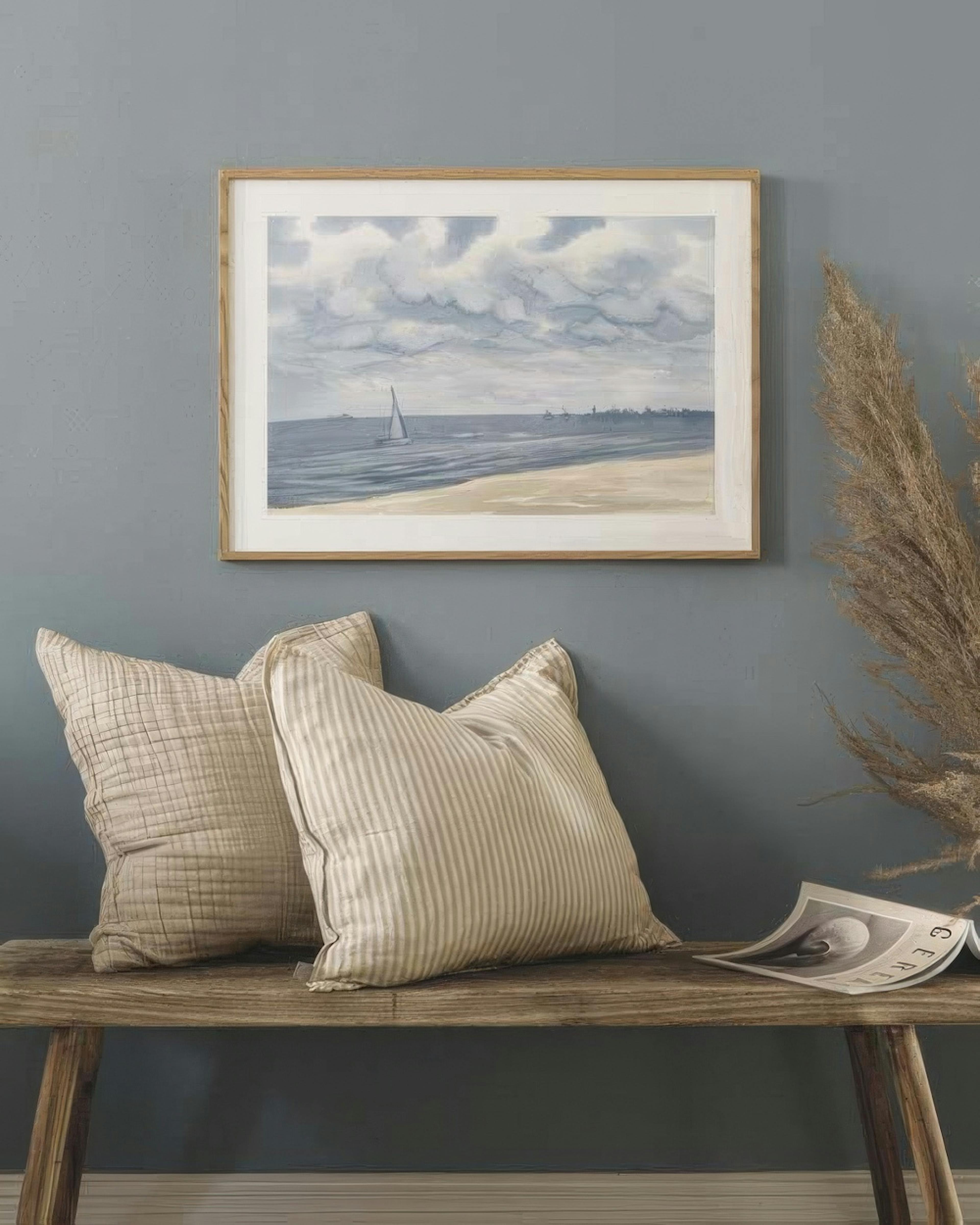Watercolor Seascape Print