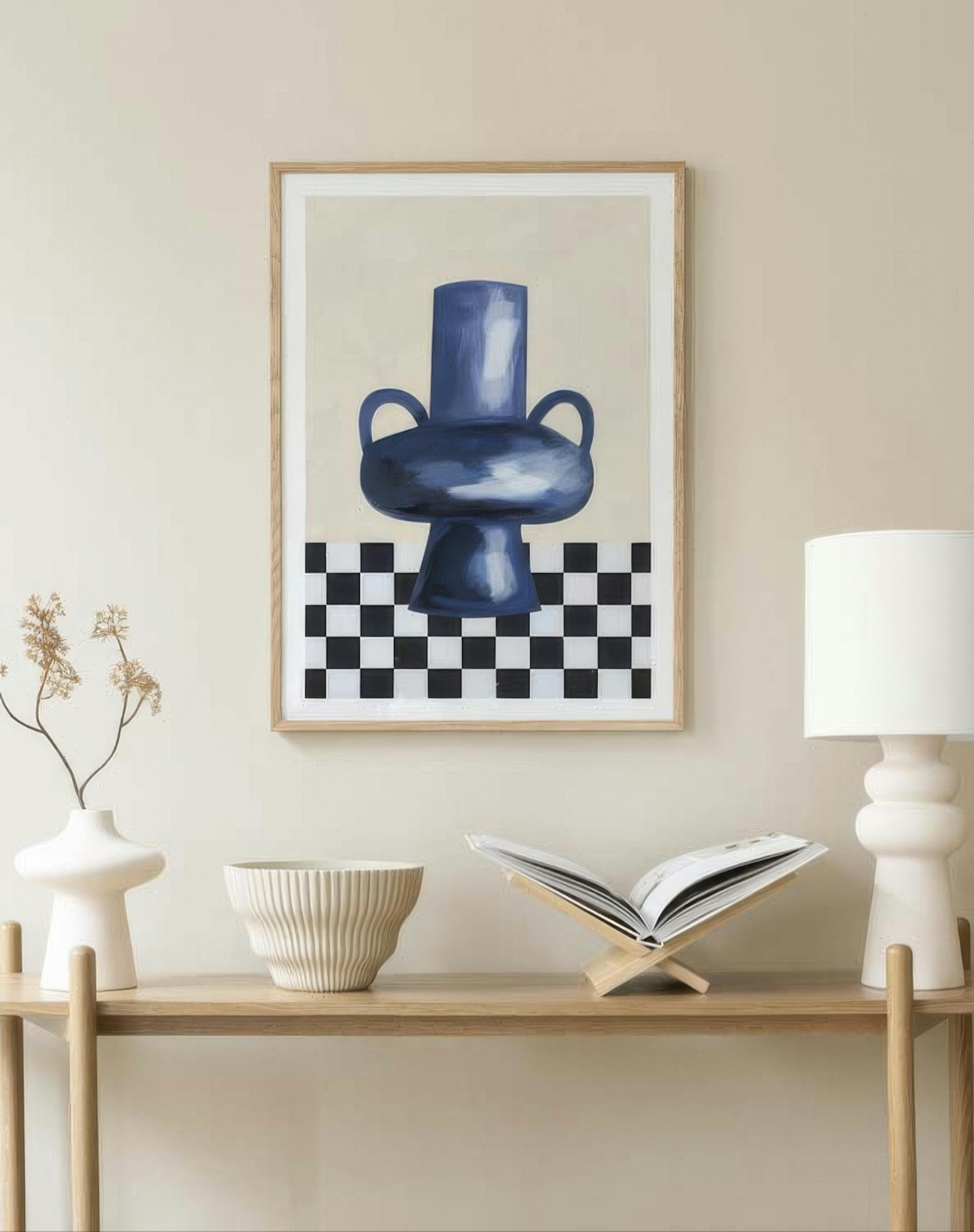 Chequer No1 Print