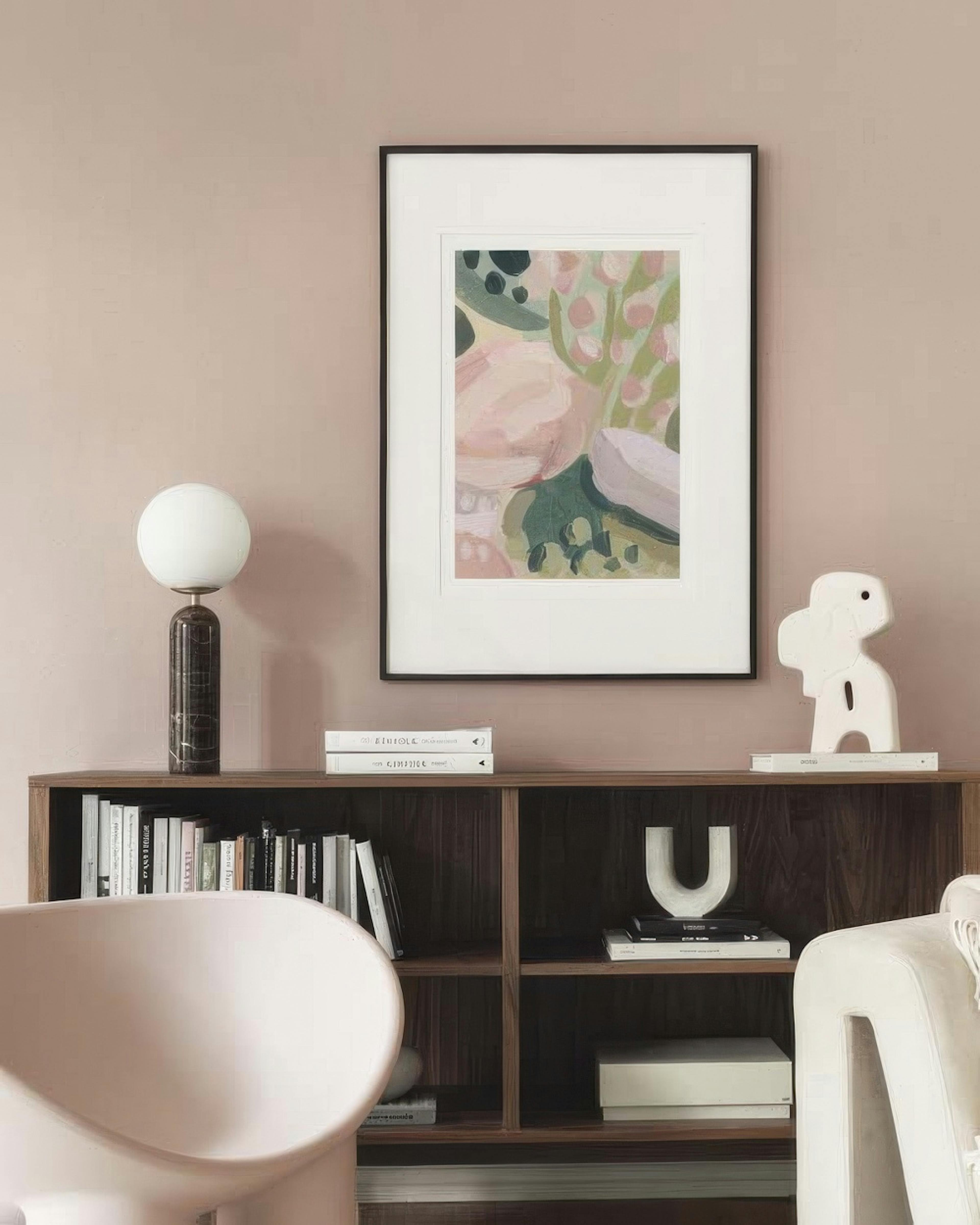 Acrylic Floral Print