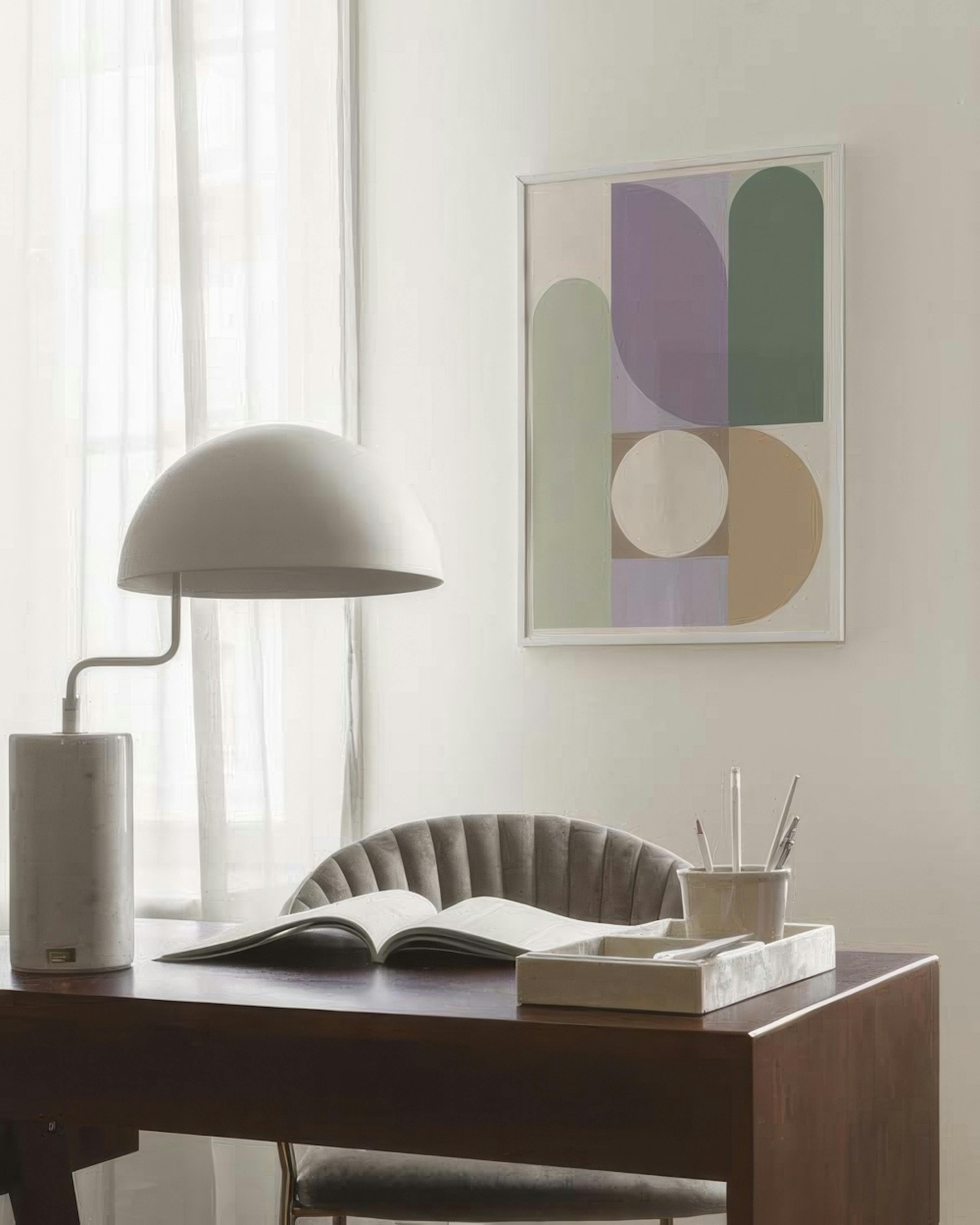Colorful Shapes No1 Poster