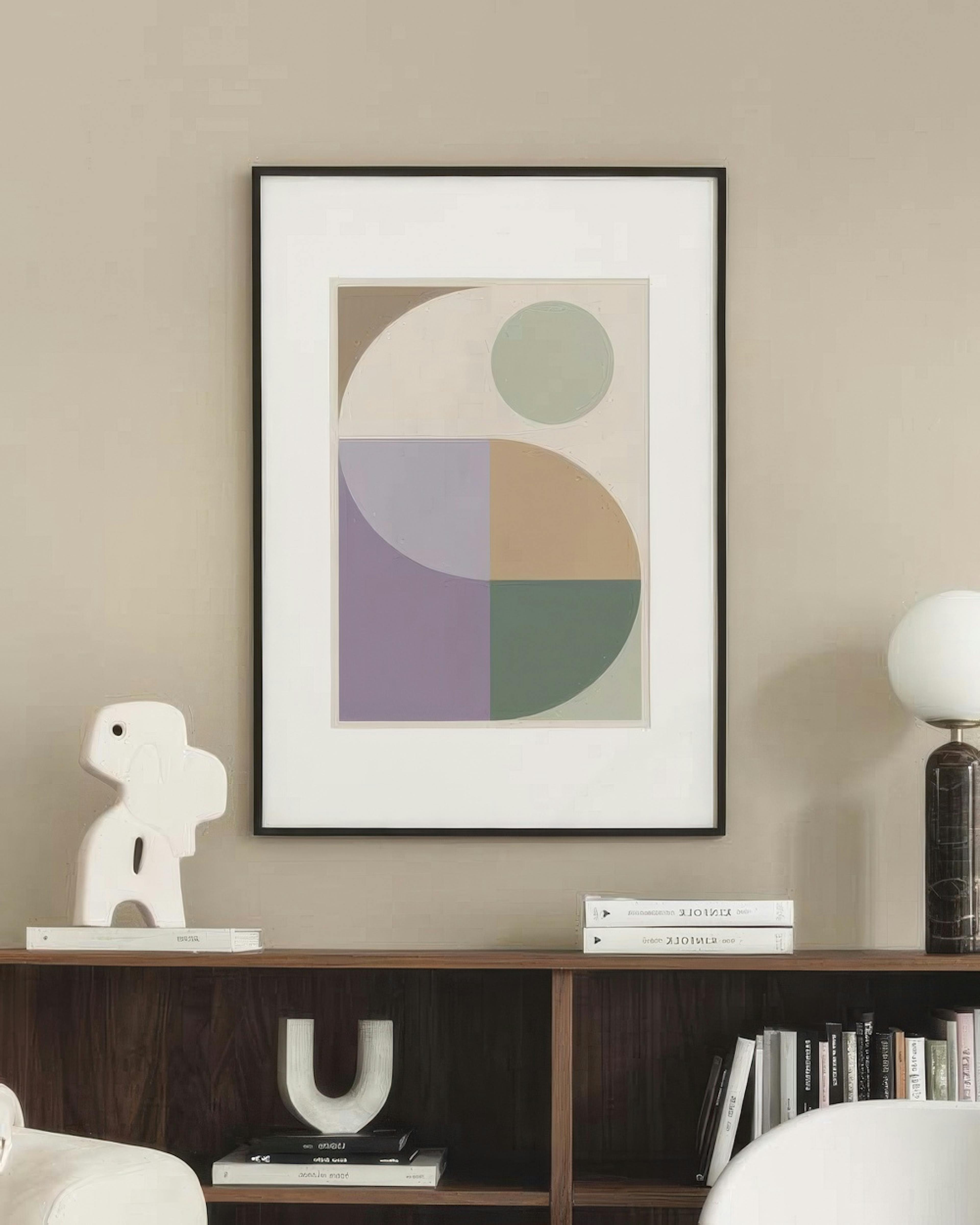 Colorful Shapes No2 Print