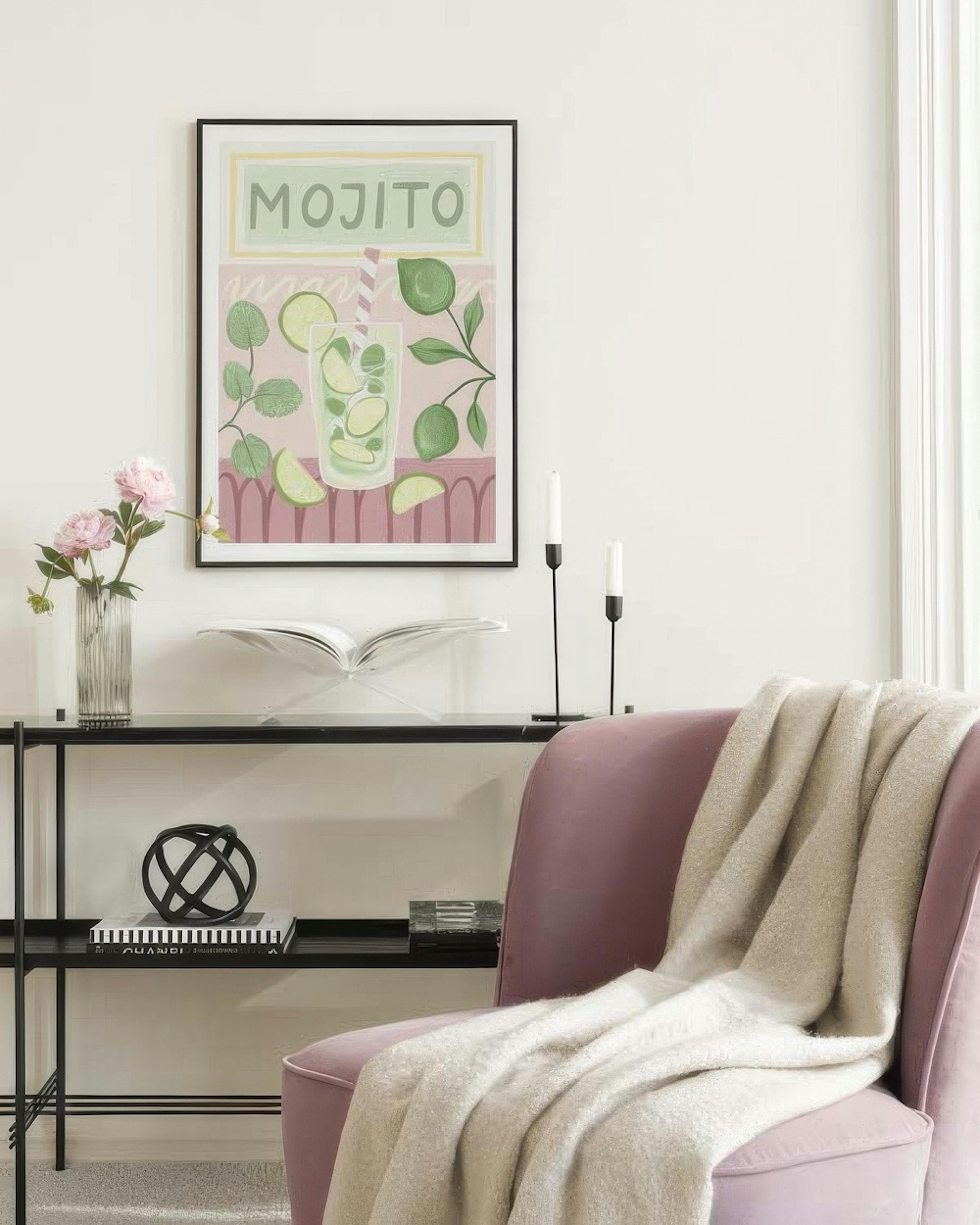 Mojito Cocktail Poster