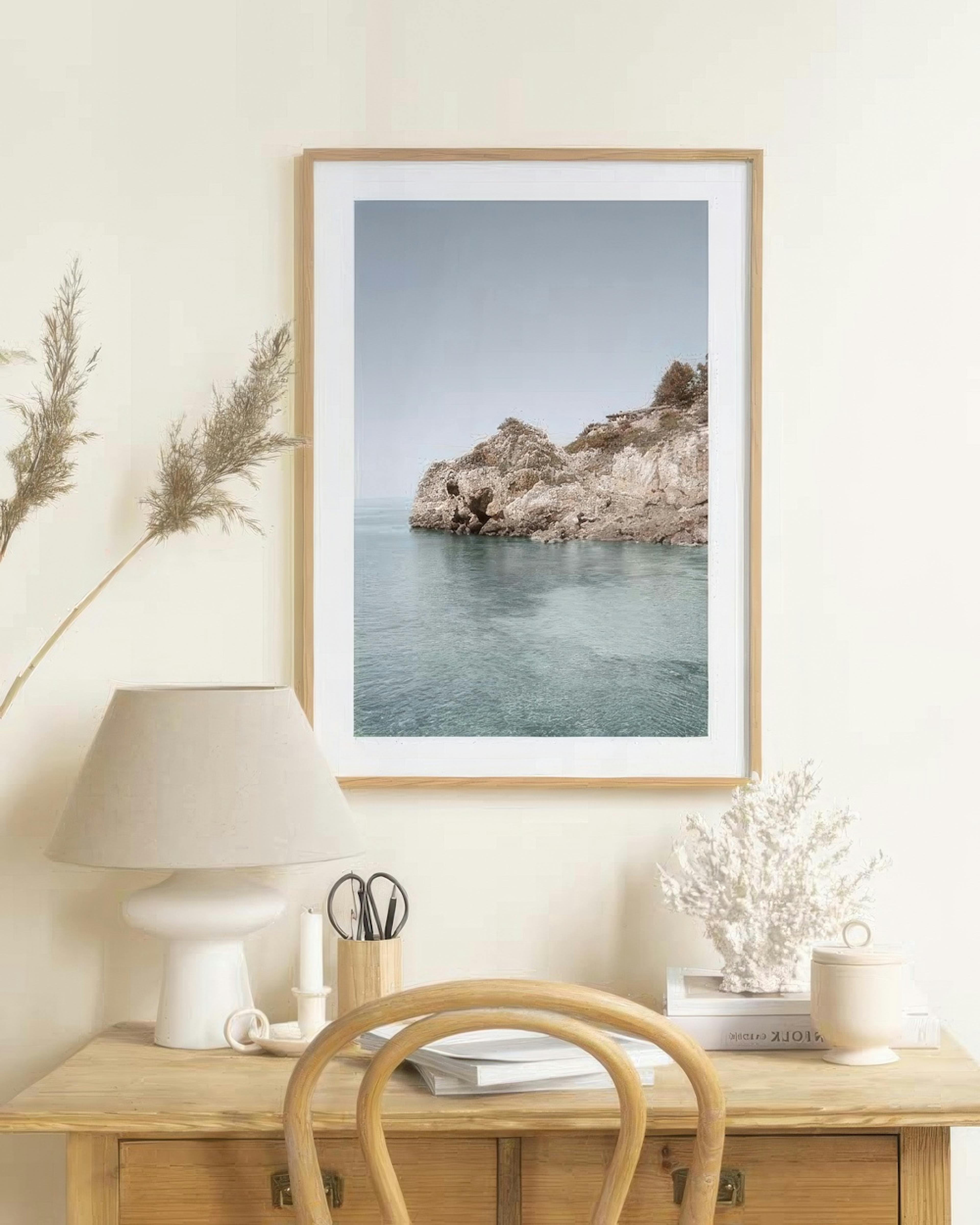 Mallorca Cliff View Poster