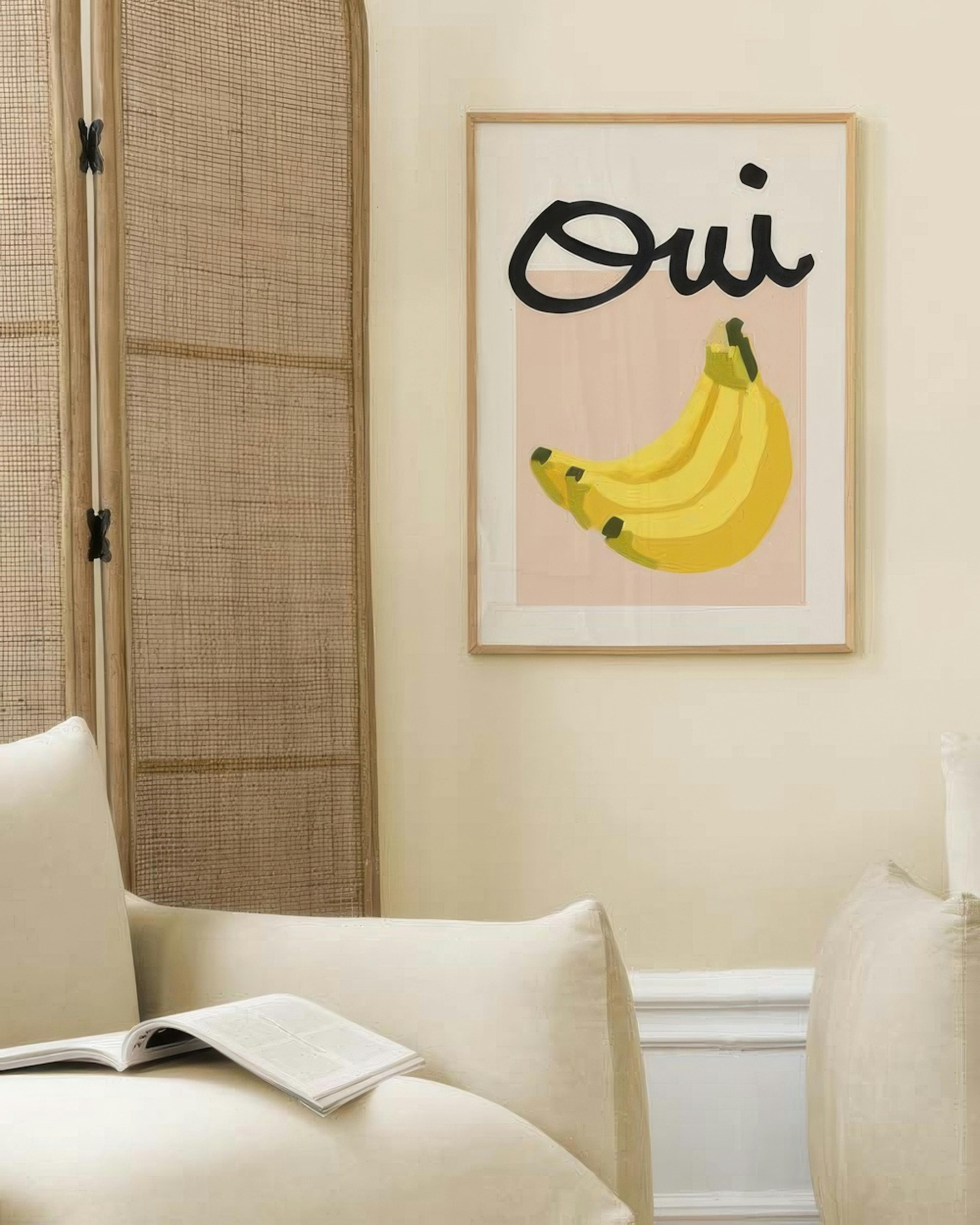 Oui Banana Poster