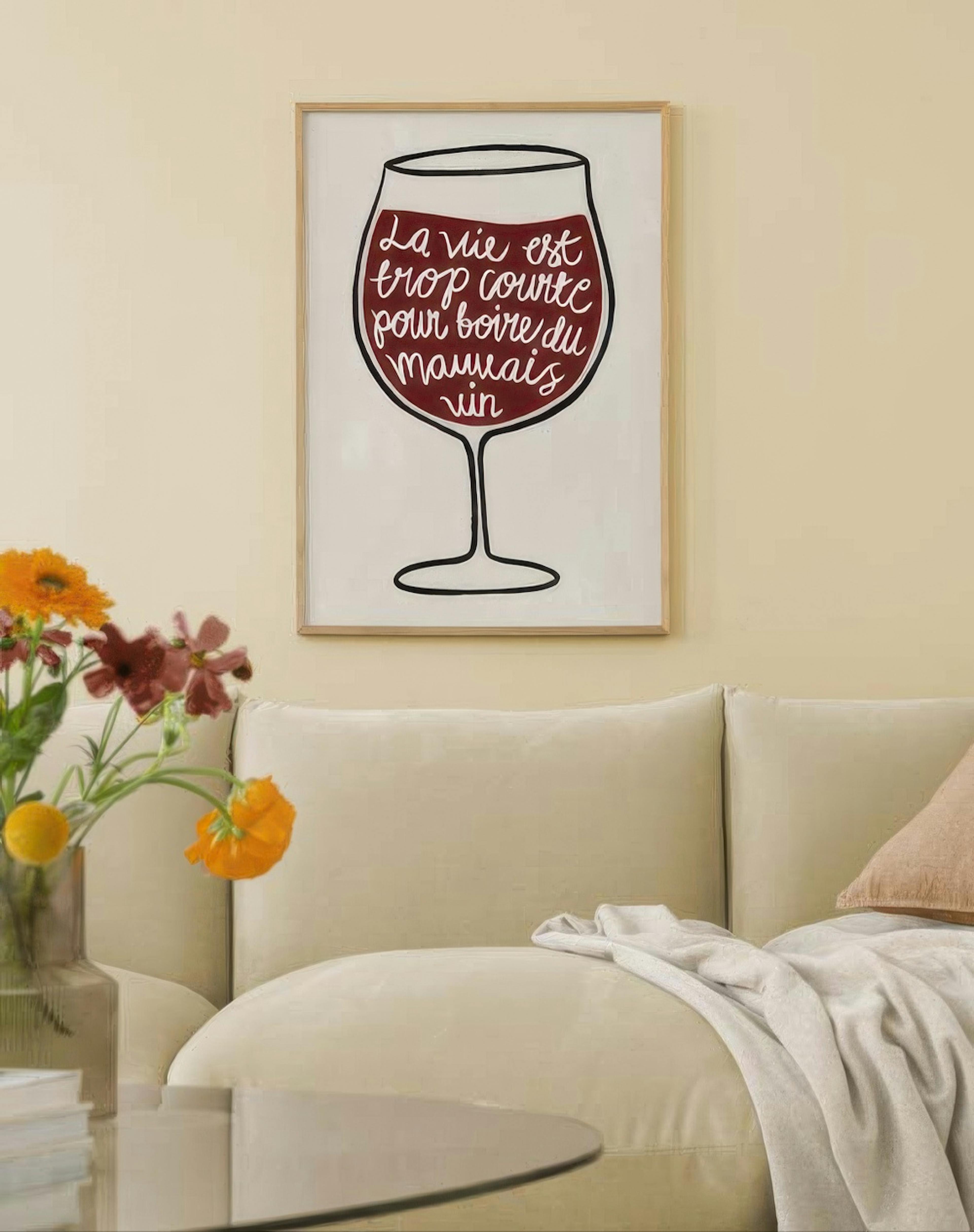 La vie est Trop Courte Poster
