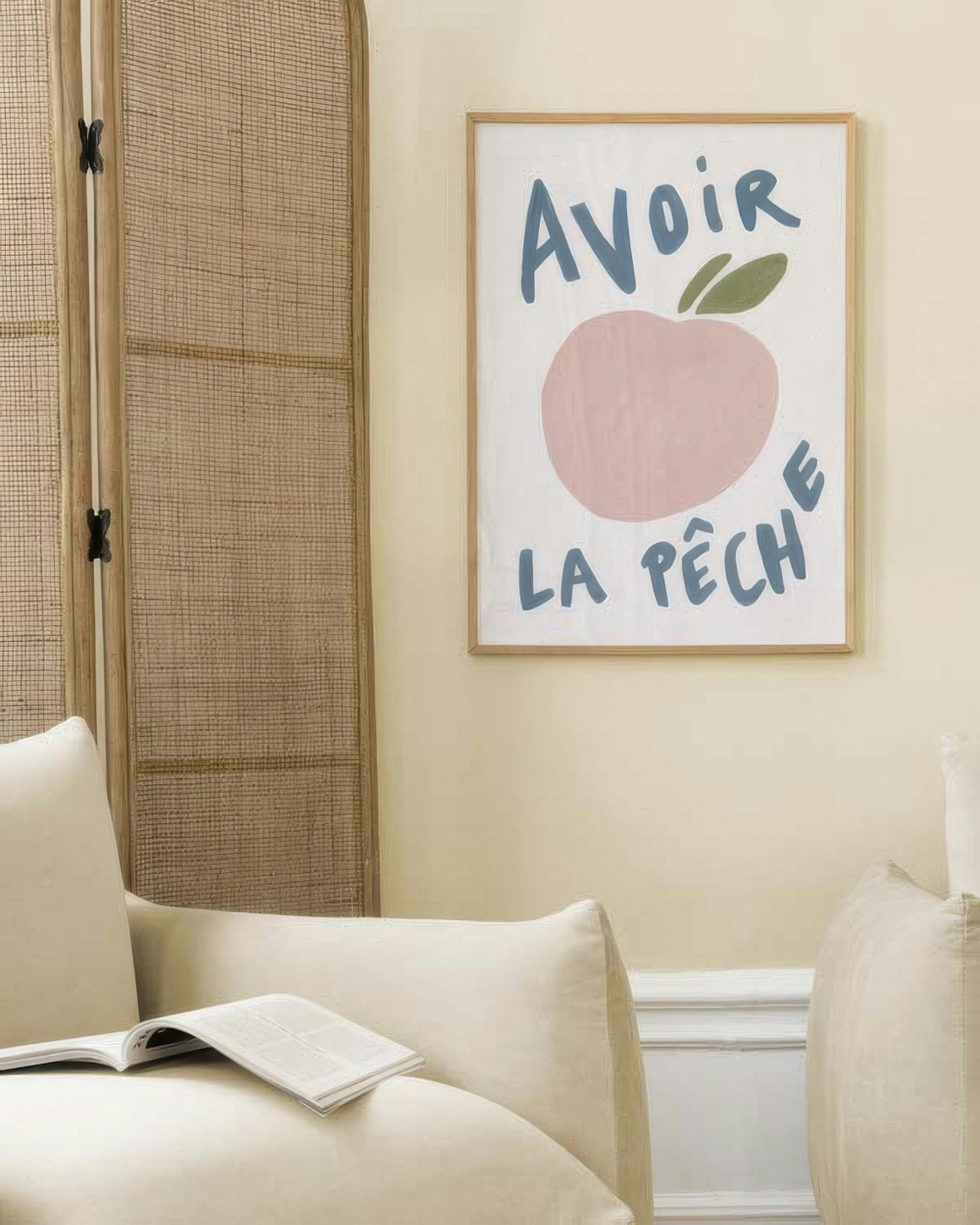Avoir La Pêche Poster