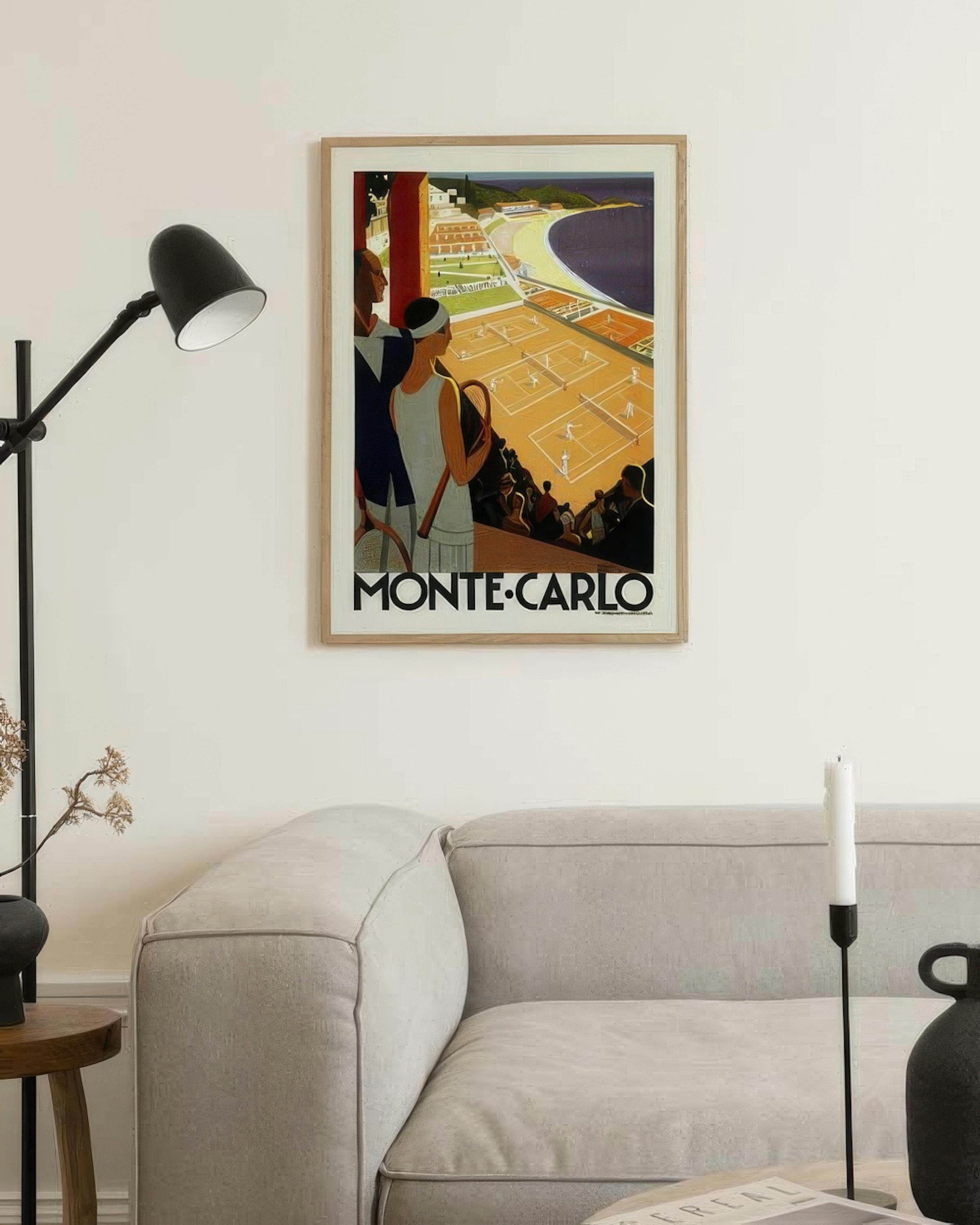 Monte Carlo Travel Plakat