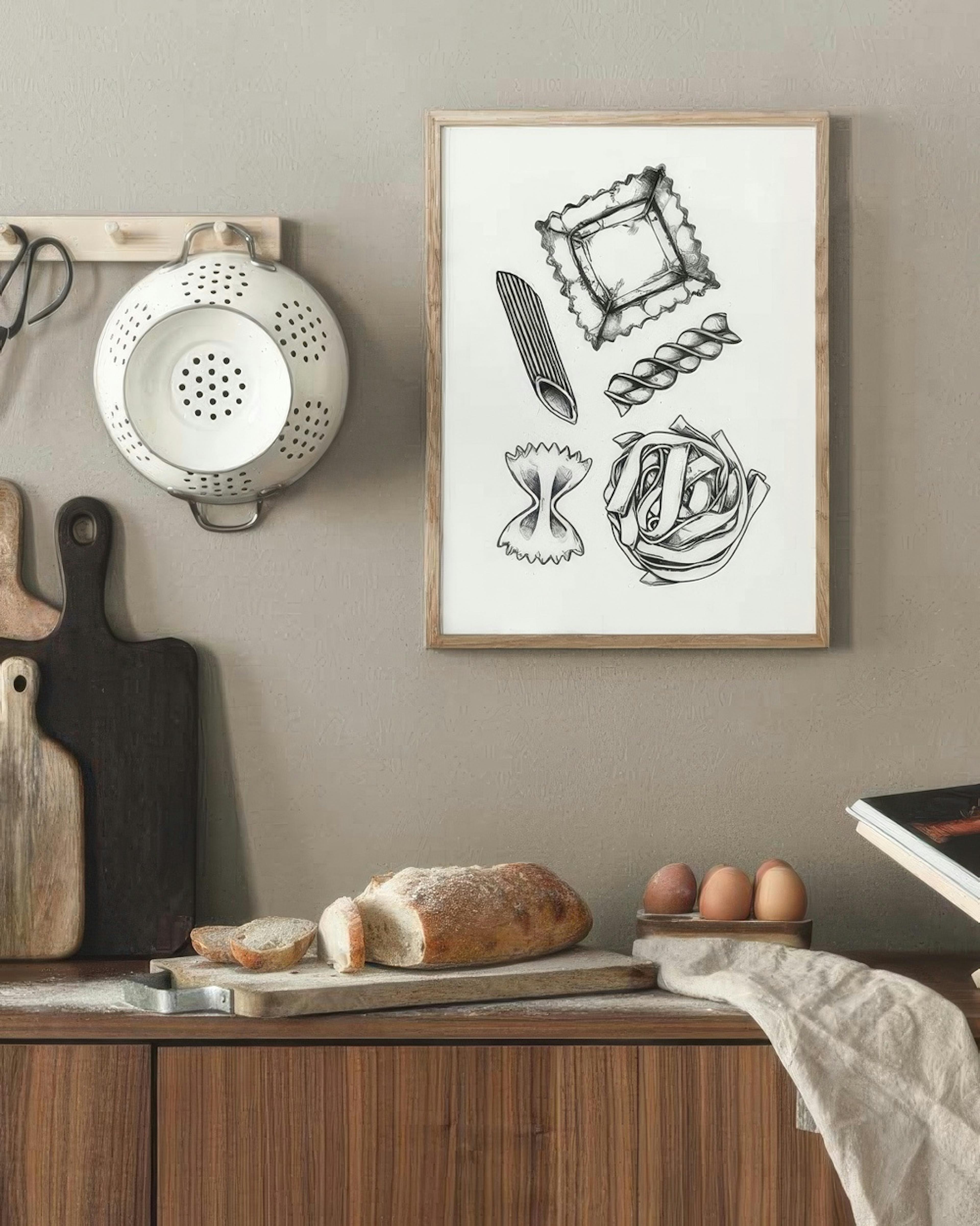 Pasta Mix Print