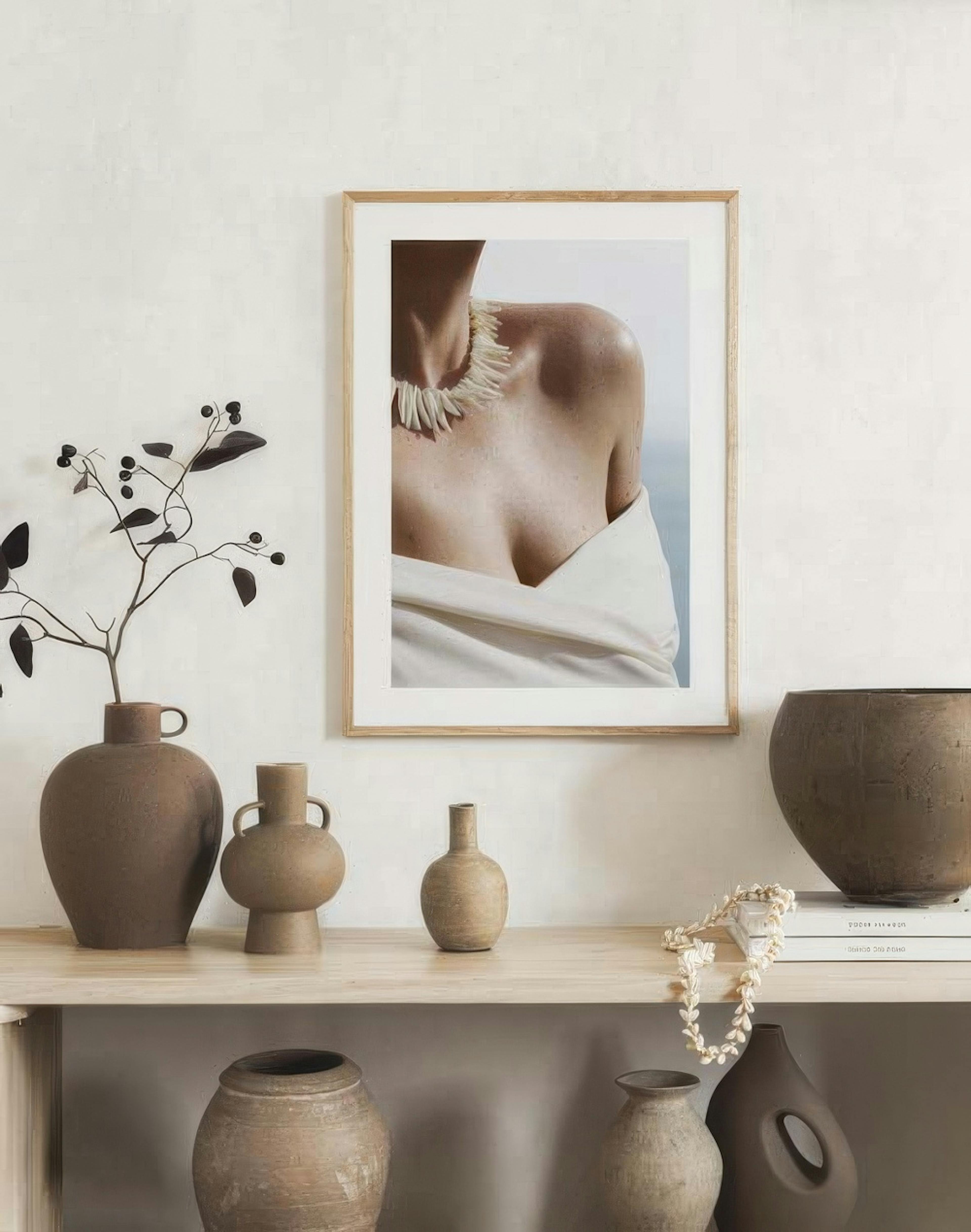 Seashell Shoulder Poster