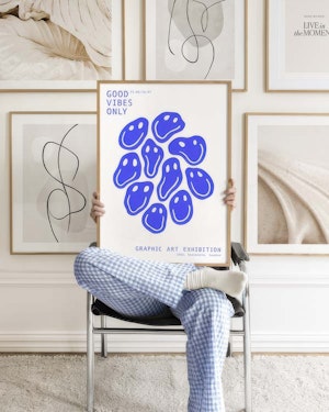 Lot De 4 Posters Pour Chambre D'Enfant - Format A4 (21x30 Cm), Impression Sur Toile, Motifs Modernes Et Doux