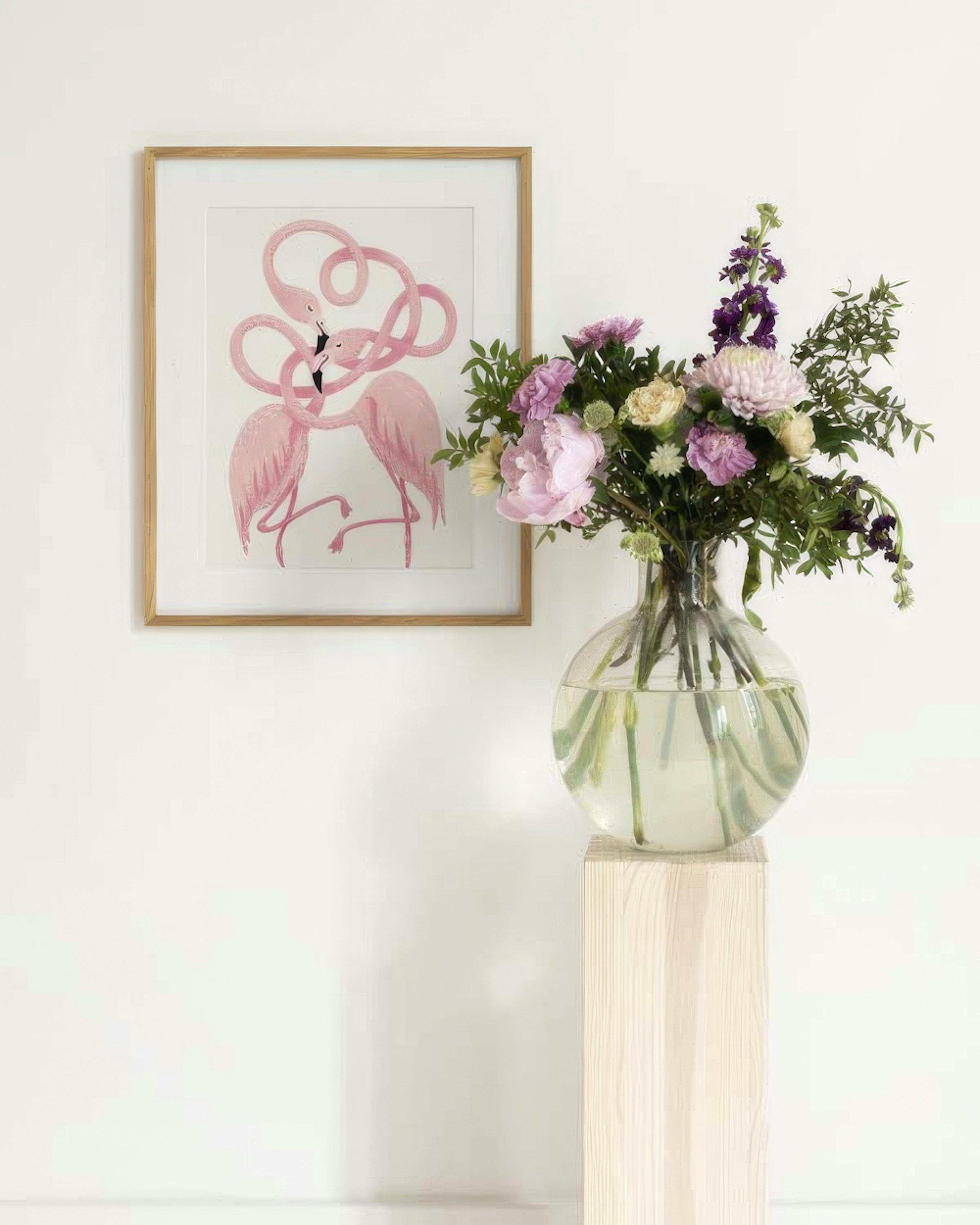 Flamingo Couple Print