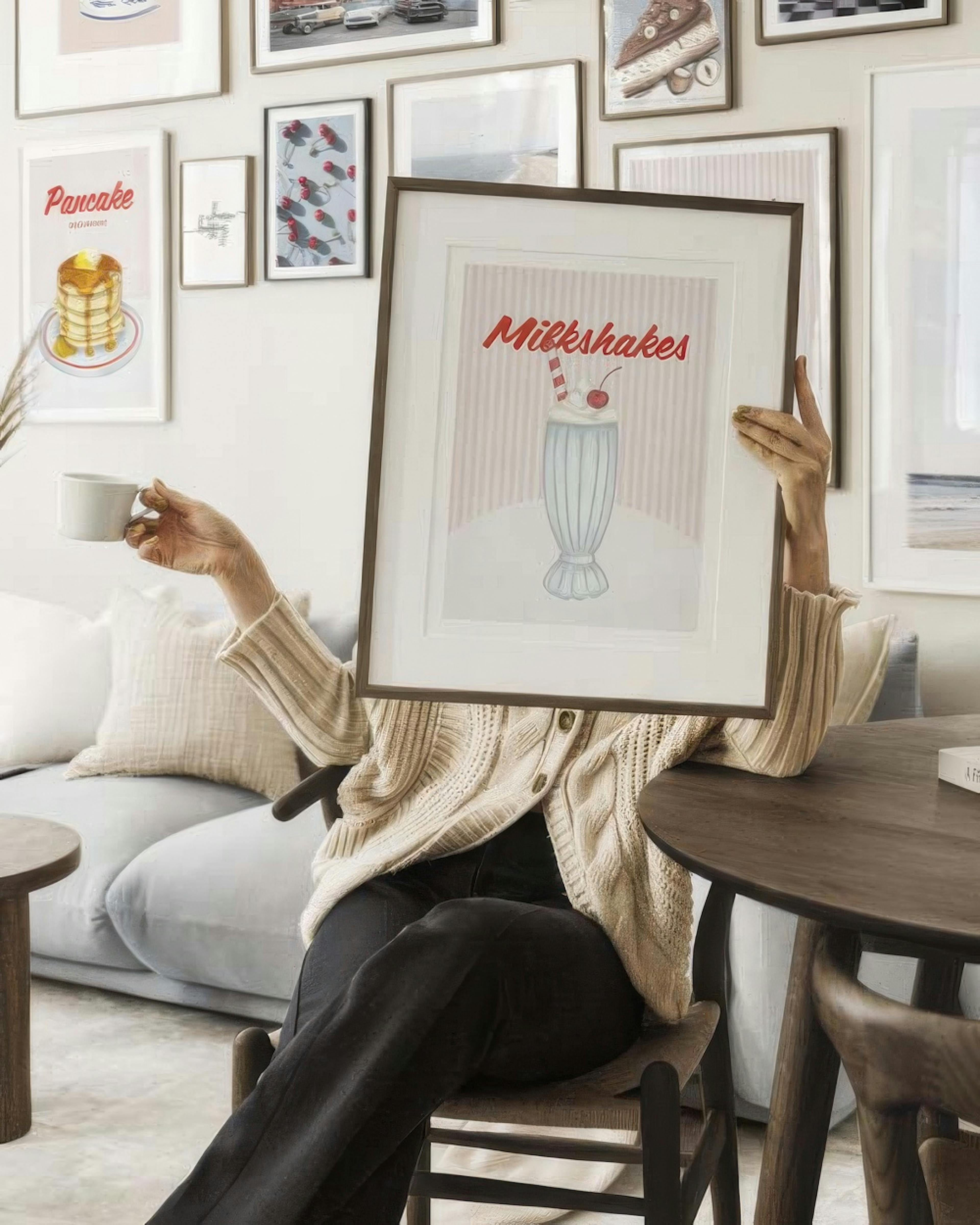 Diner Milkshake Plakat