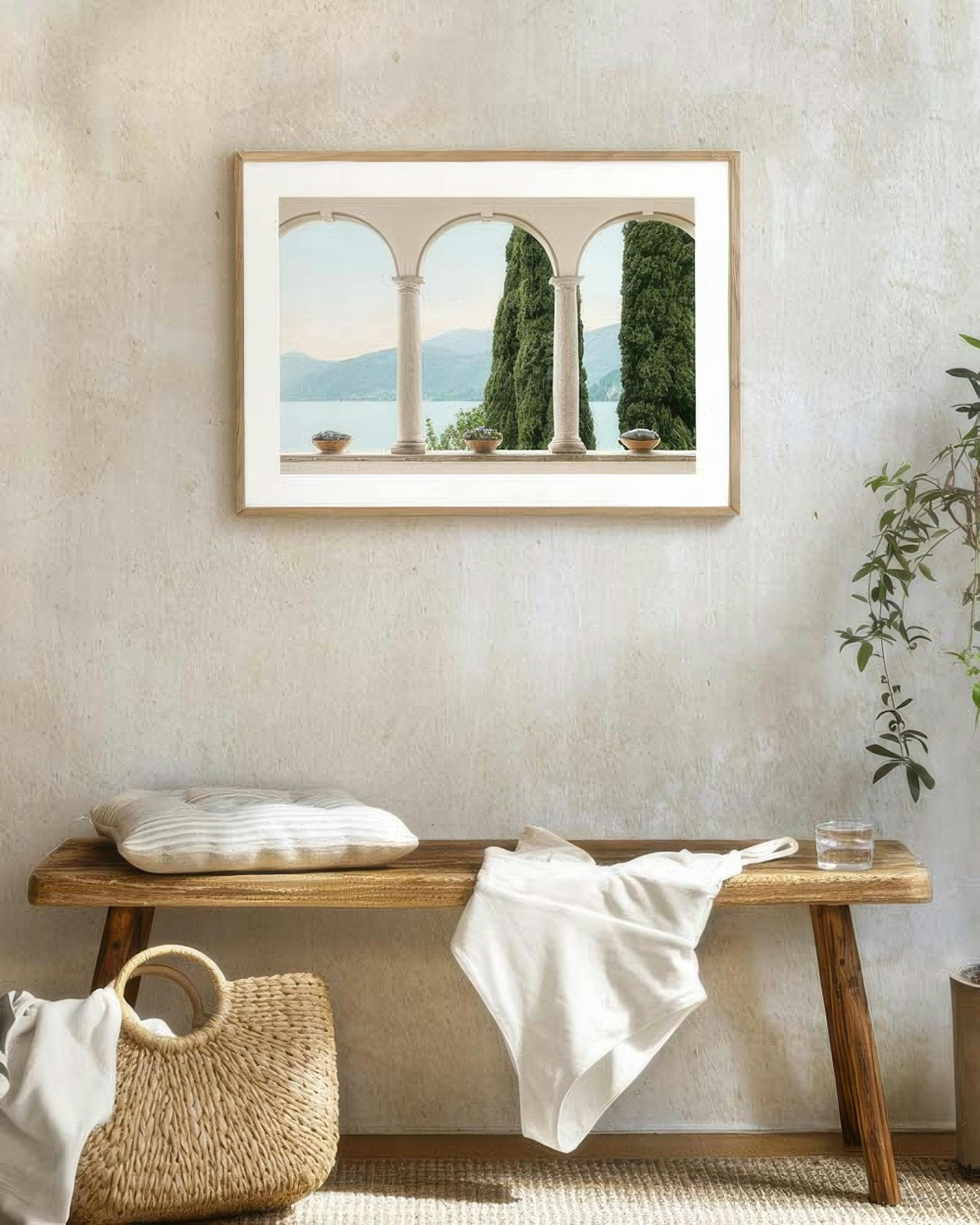 View Through Arches Poster