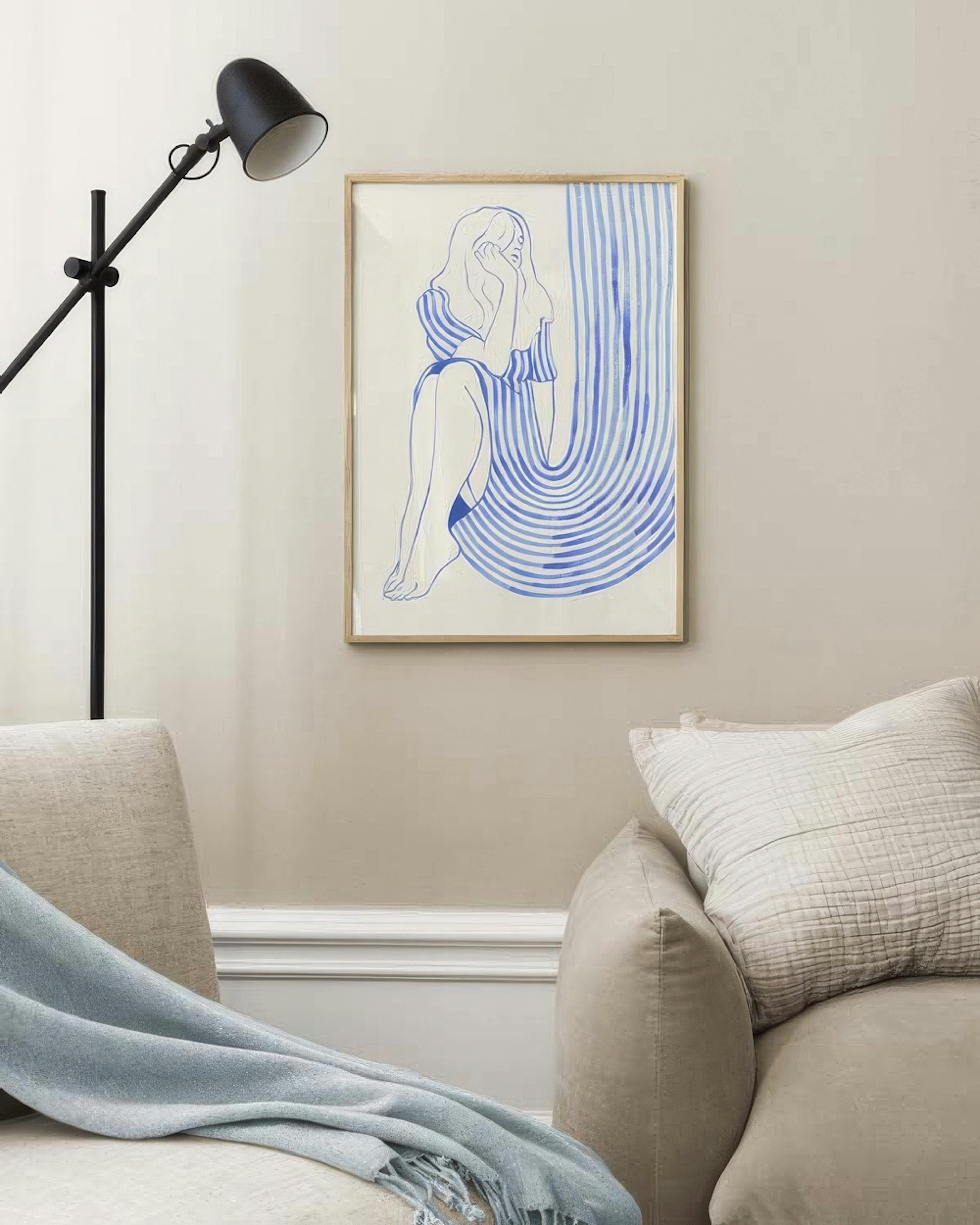 The Blue Dress Poster