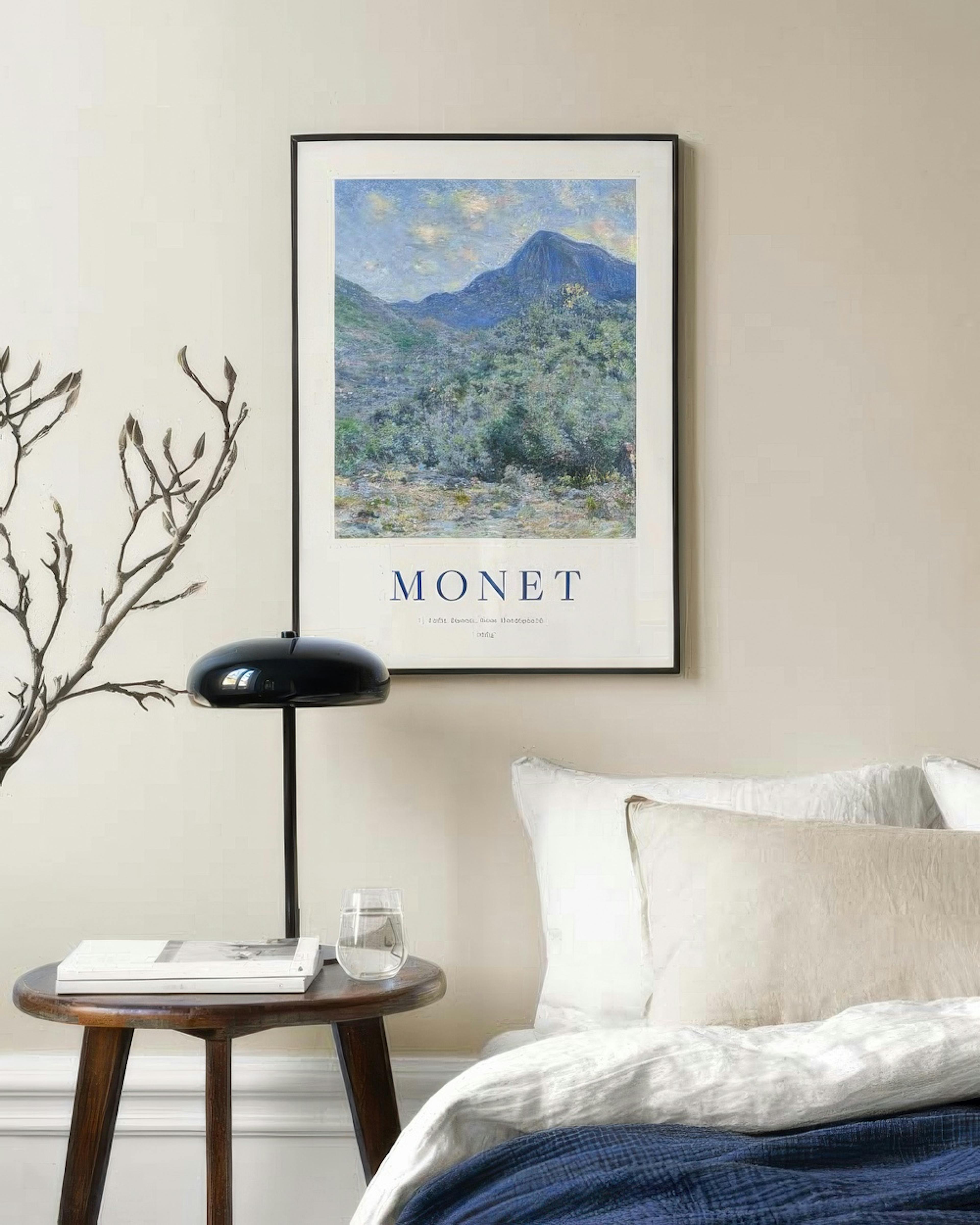 Monet - Valle Buona, Near Bordighera Print