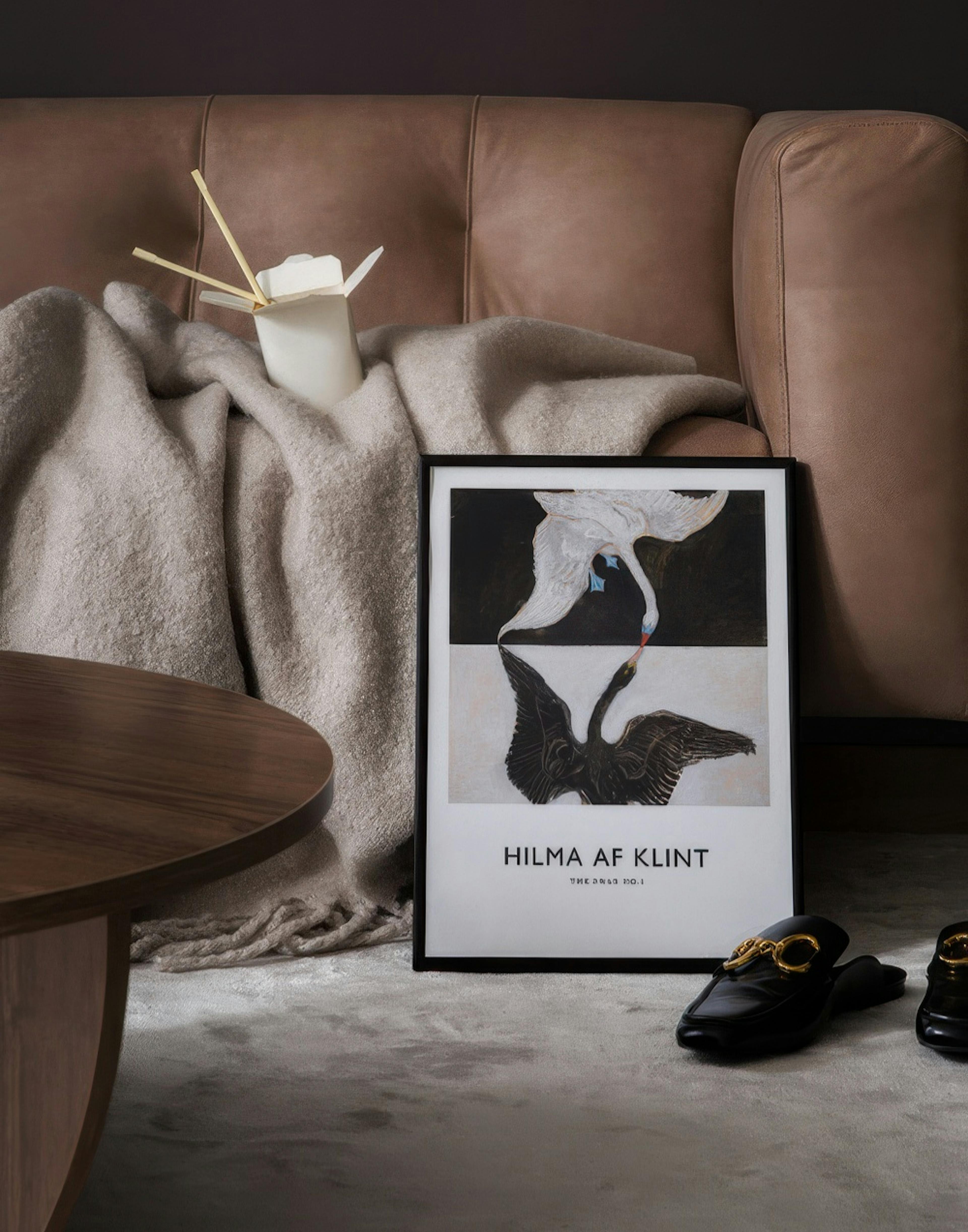 Print - The Swan, No. 1 by Hilma af Klint