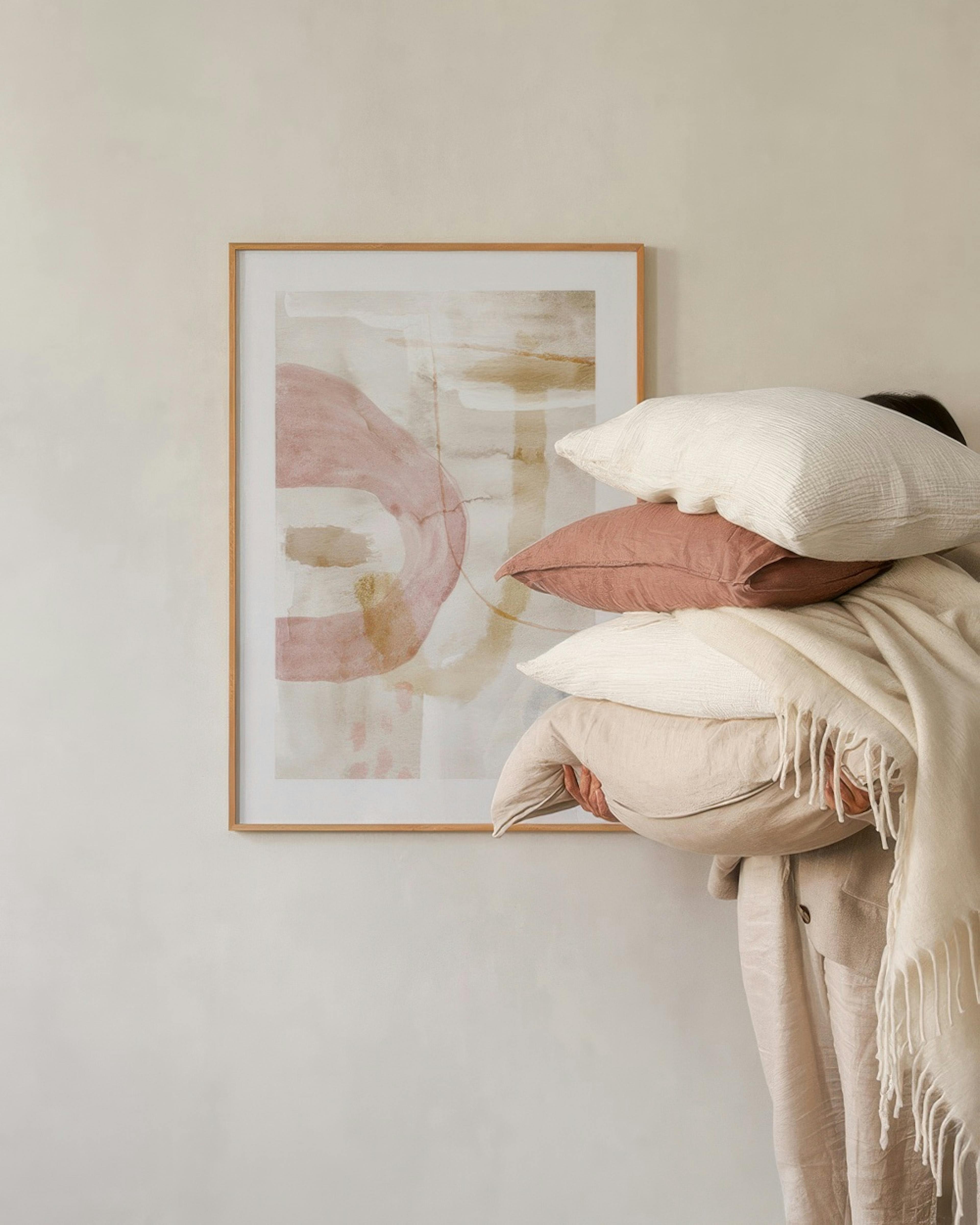 Soft Abstract Watercolor No1 Print