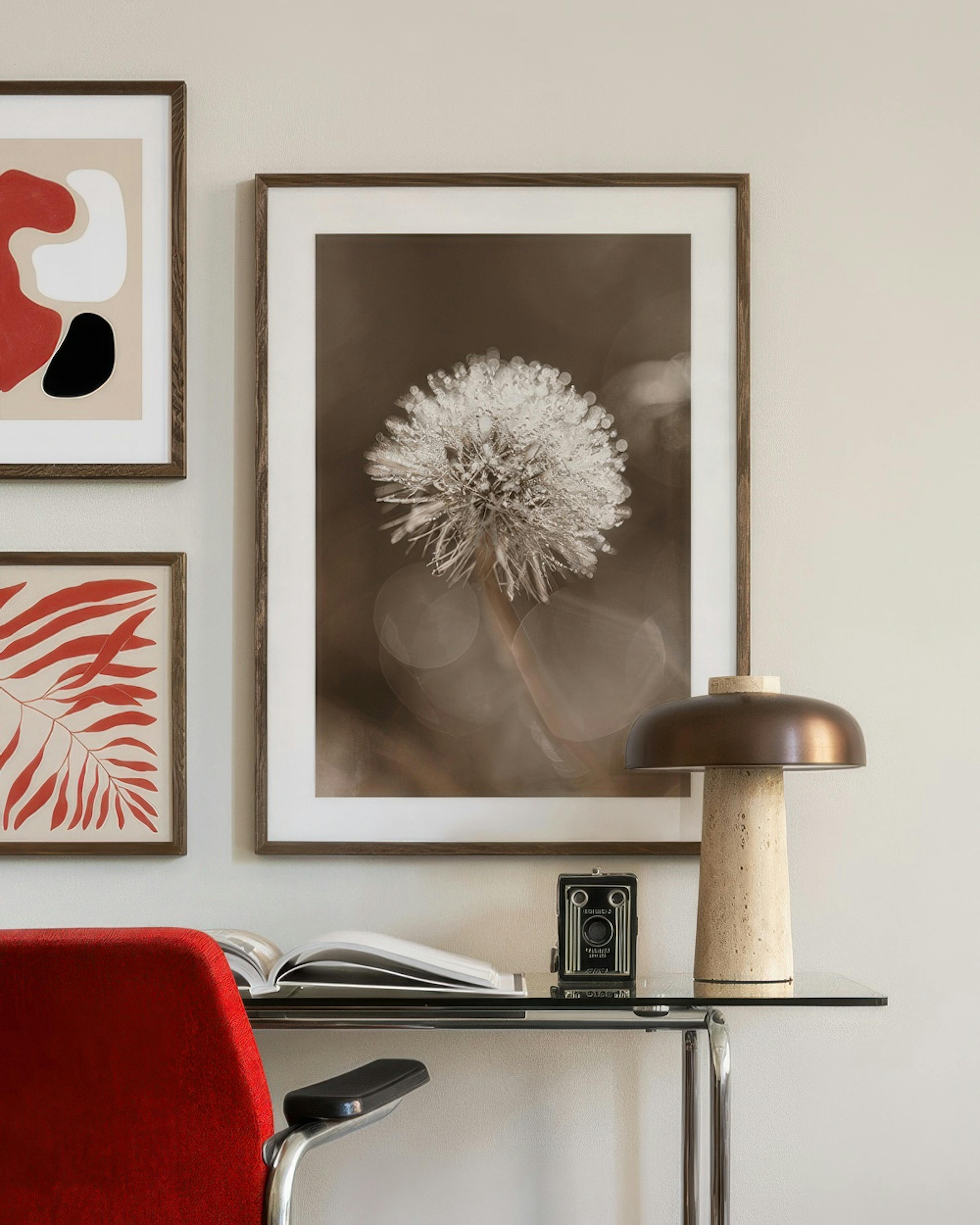 Dark Dandelion Print