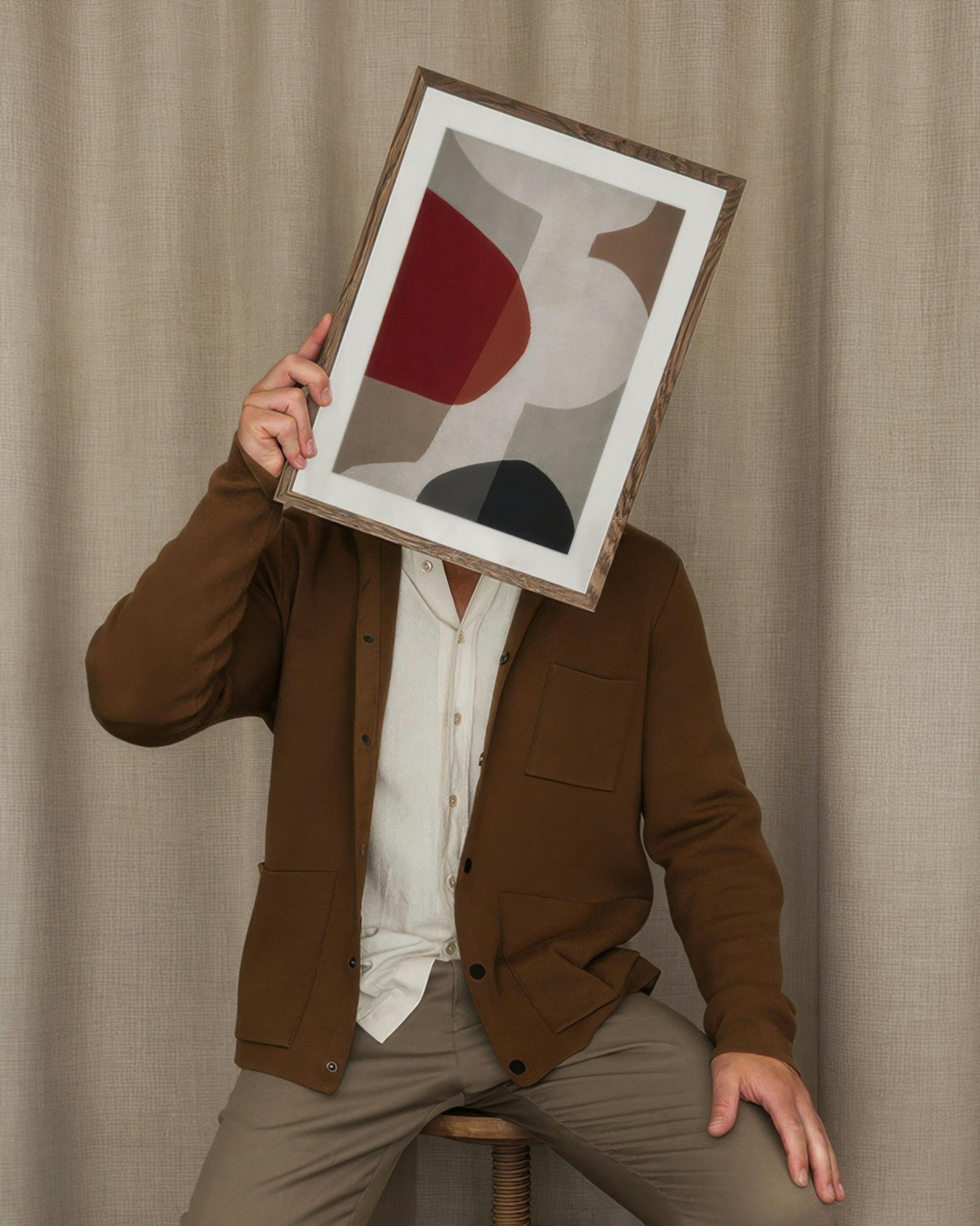 Bold Graphic Forms No1 Print