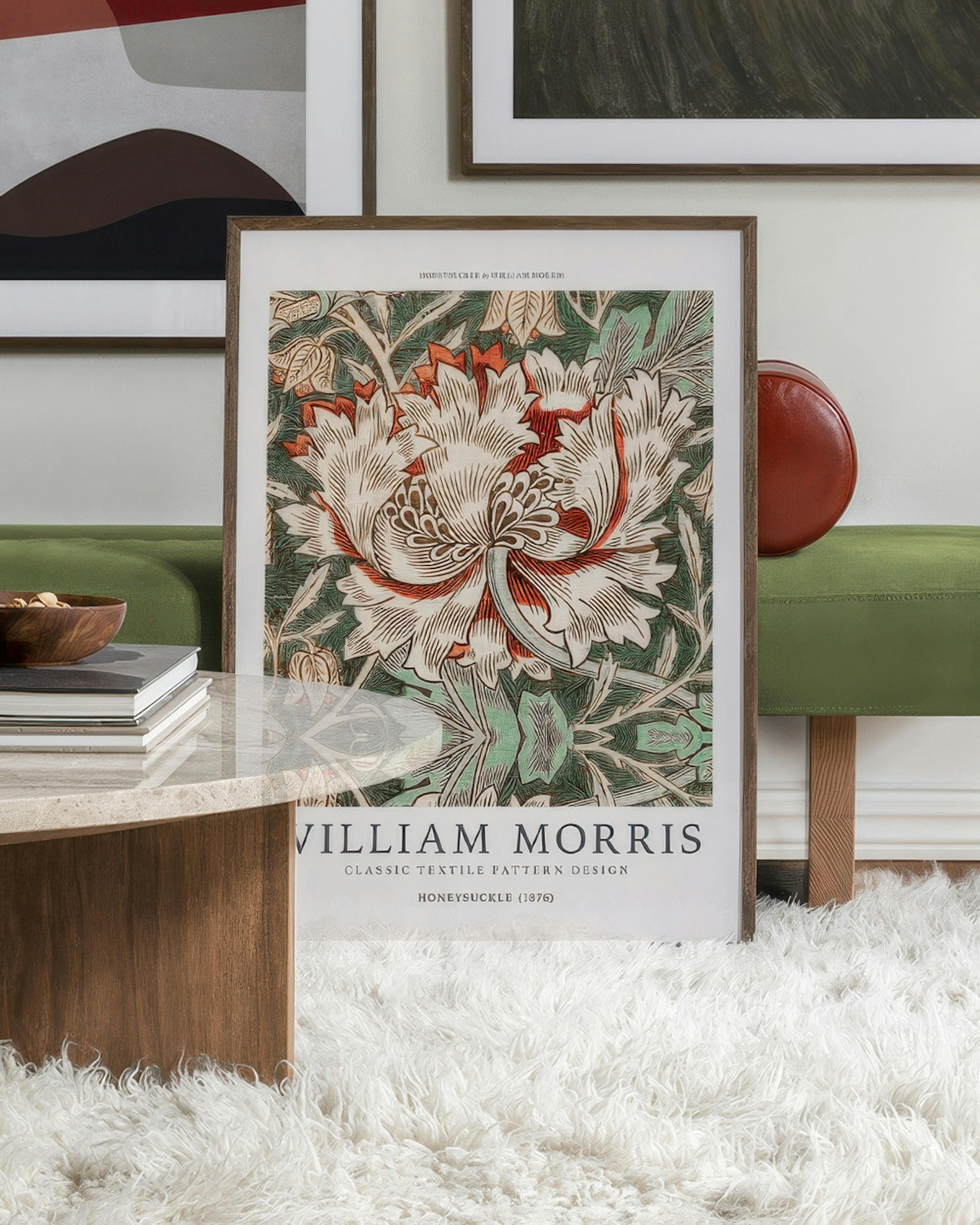 William Morris - Honeysuckle Poster
