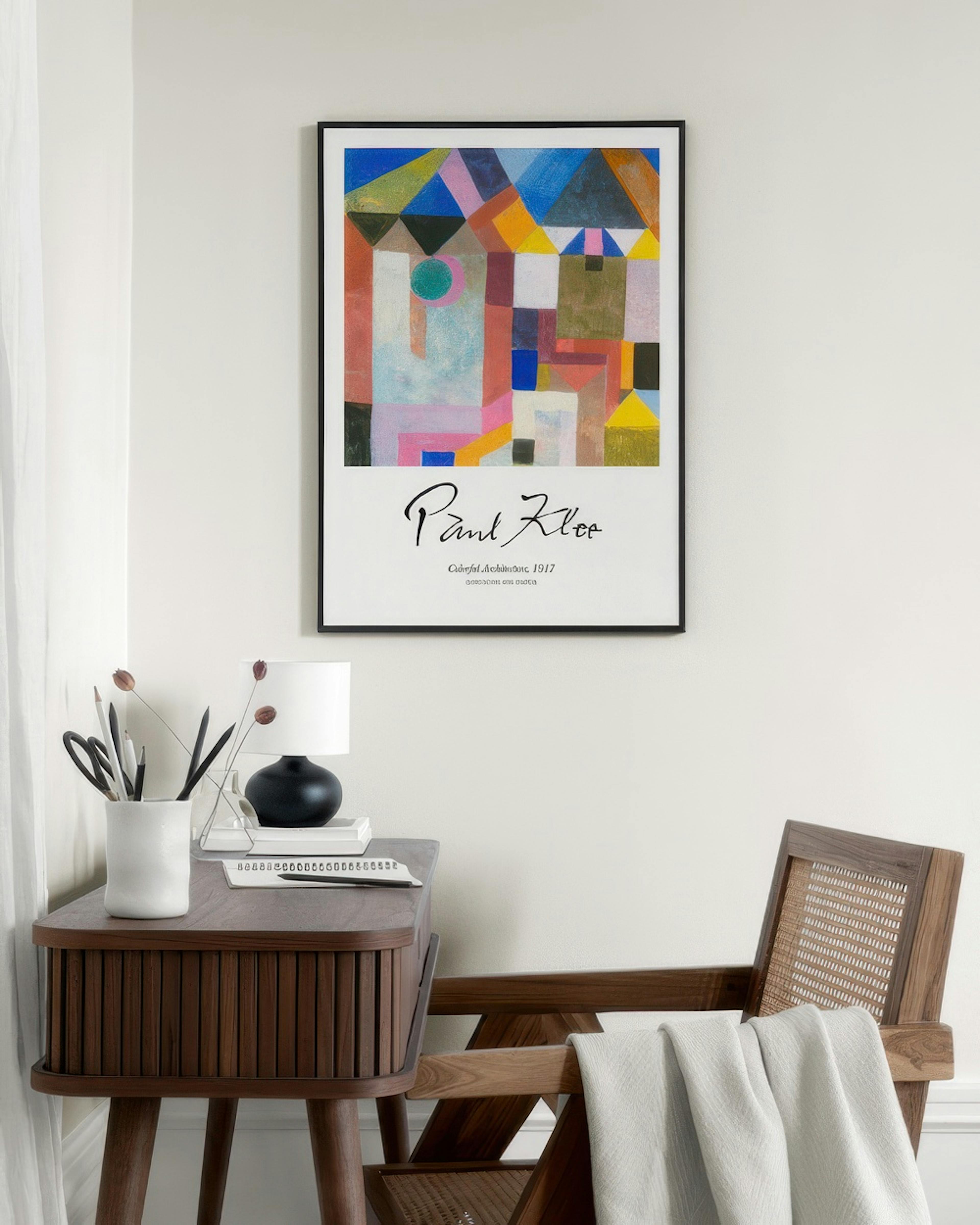 Paul Klee - Colorful Architecture Print
