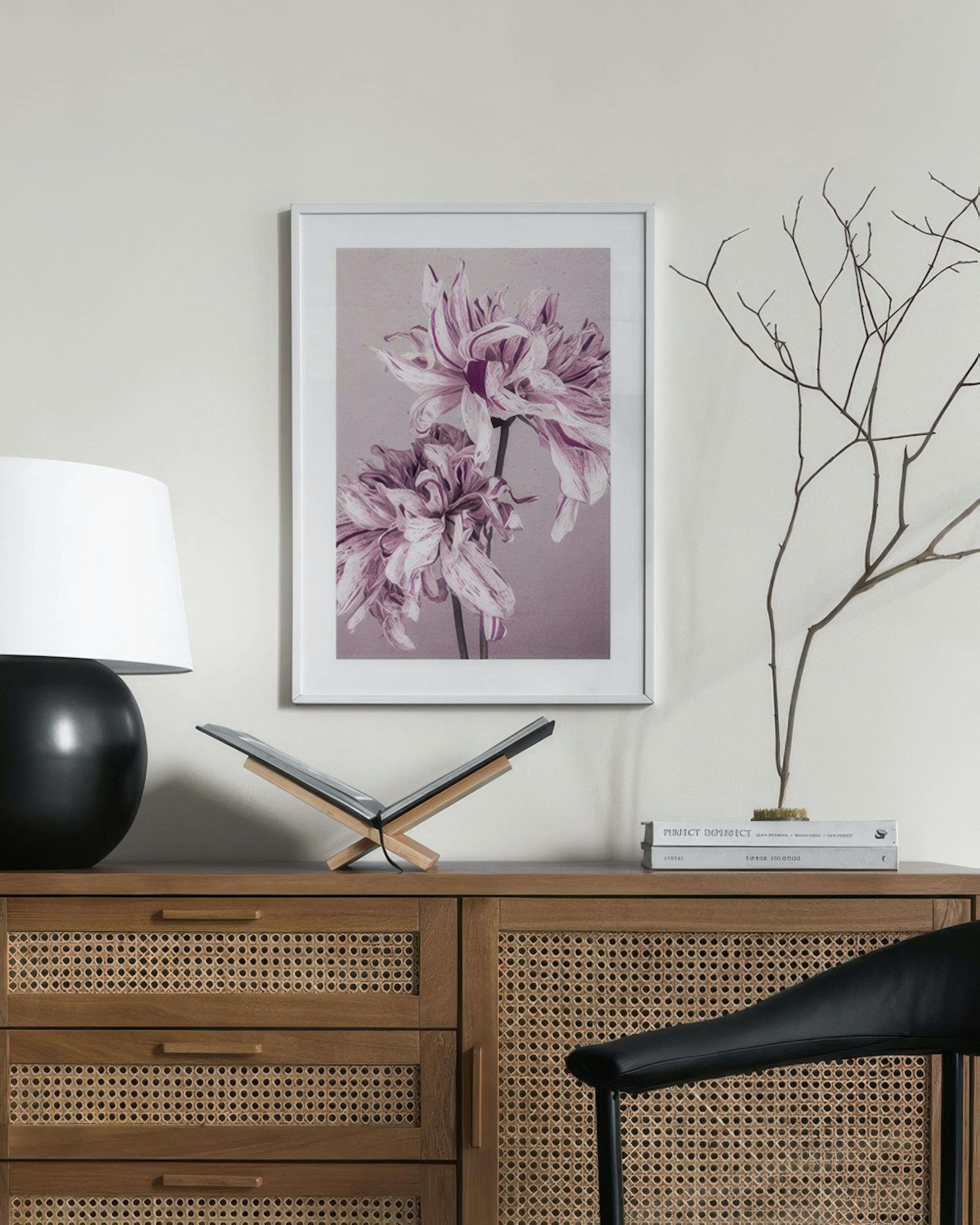 Purple Dahlia No2 Print