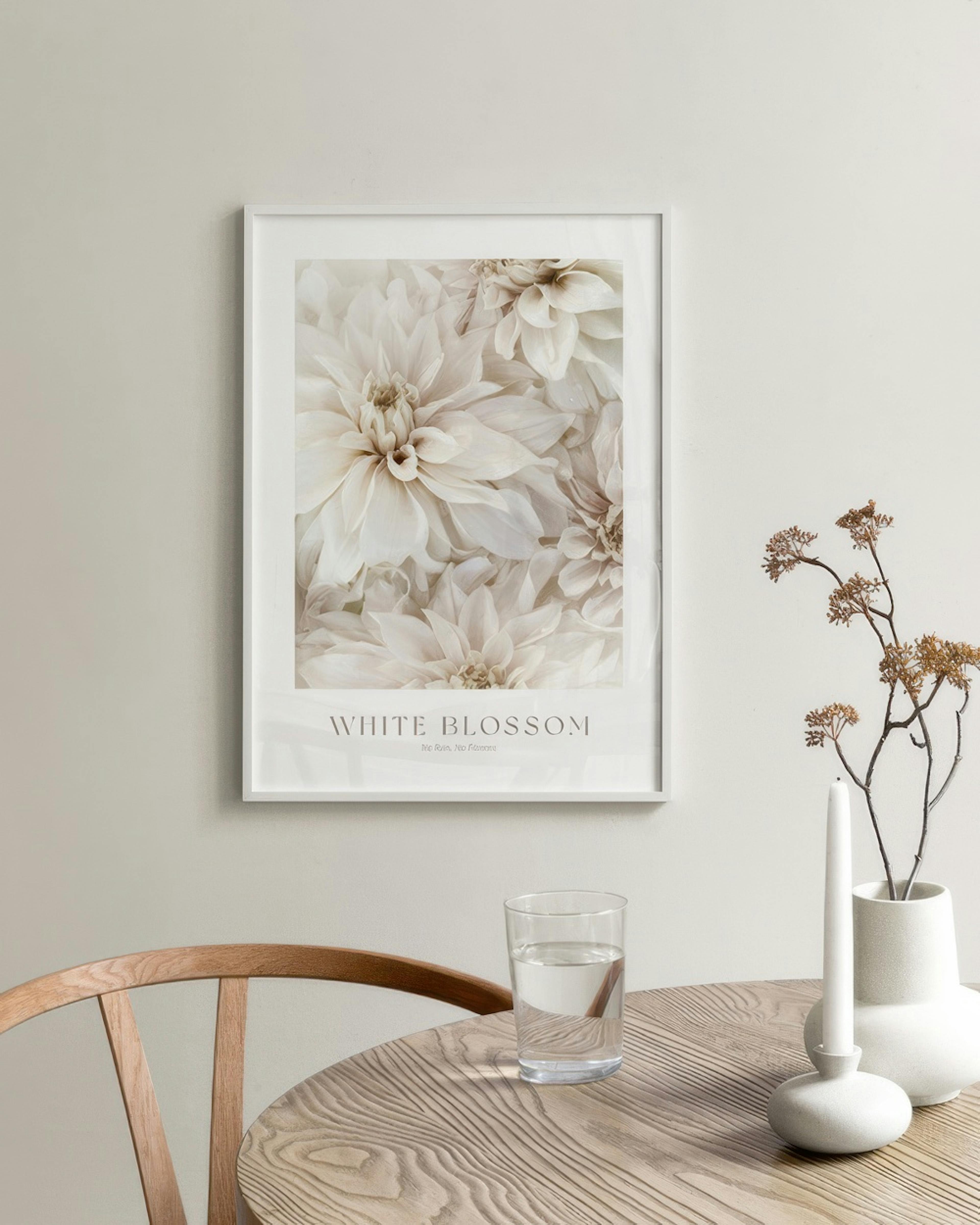 White Blossom No2 Print