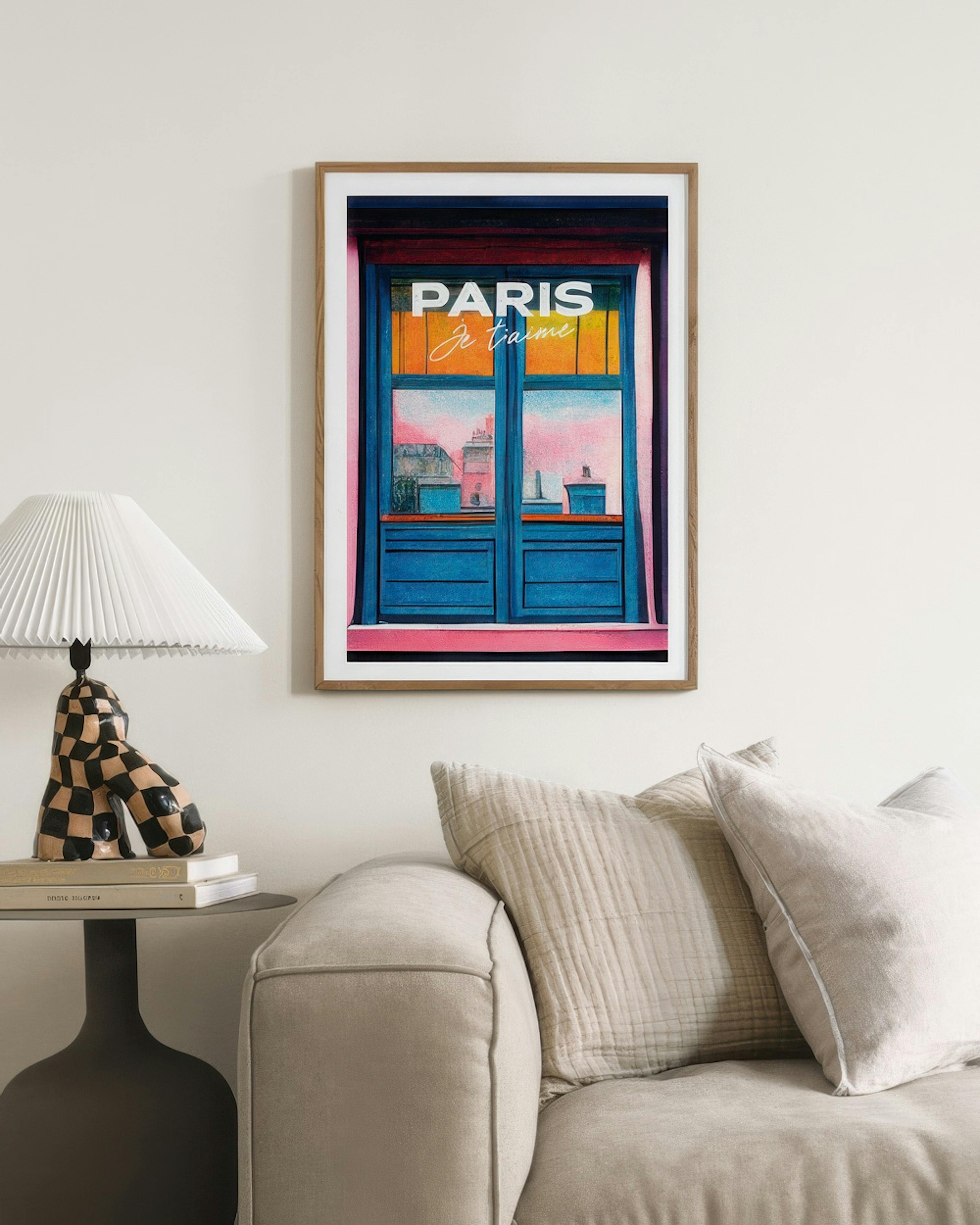 A Paris Window Print
