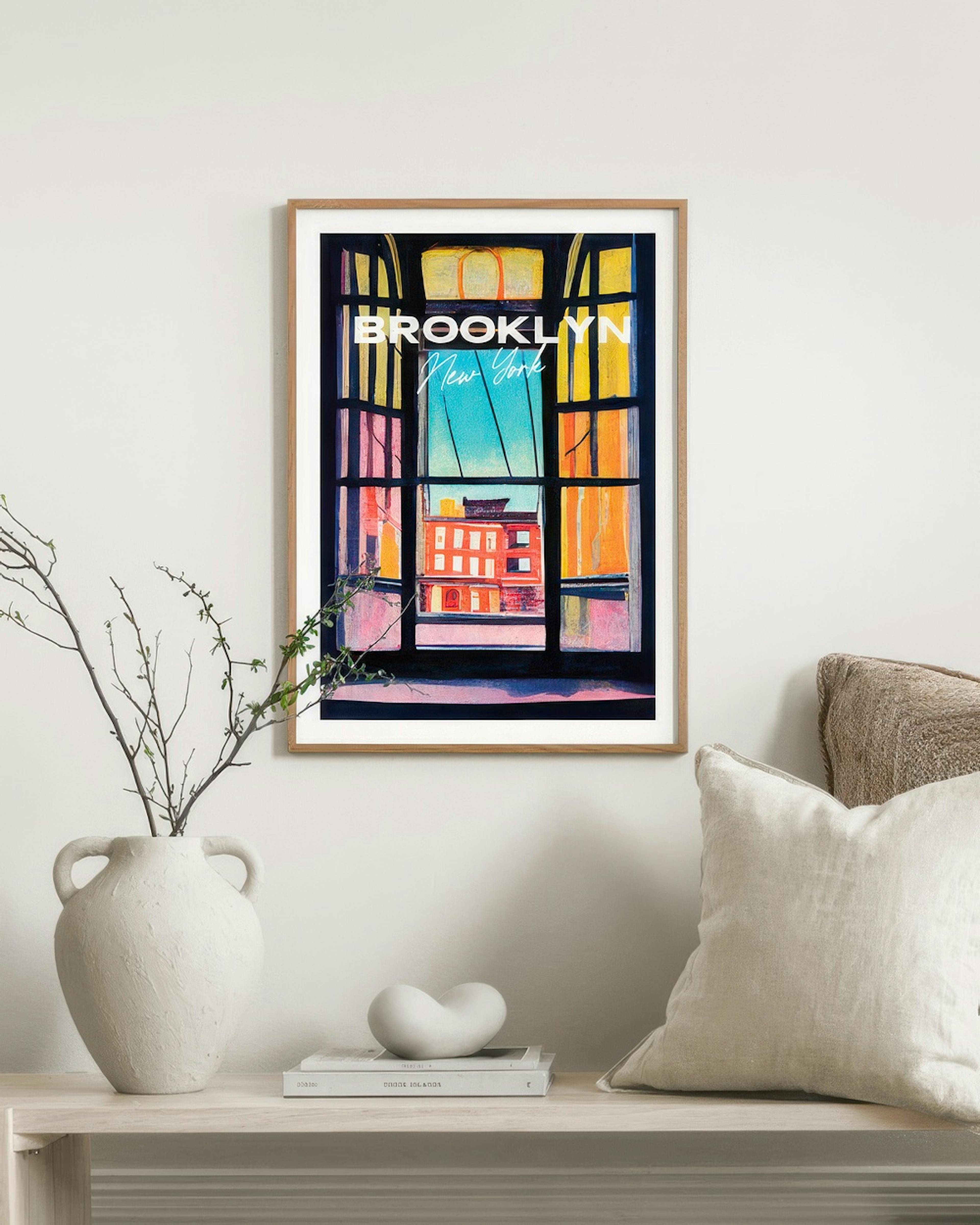 A Brooklyn Window Print