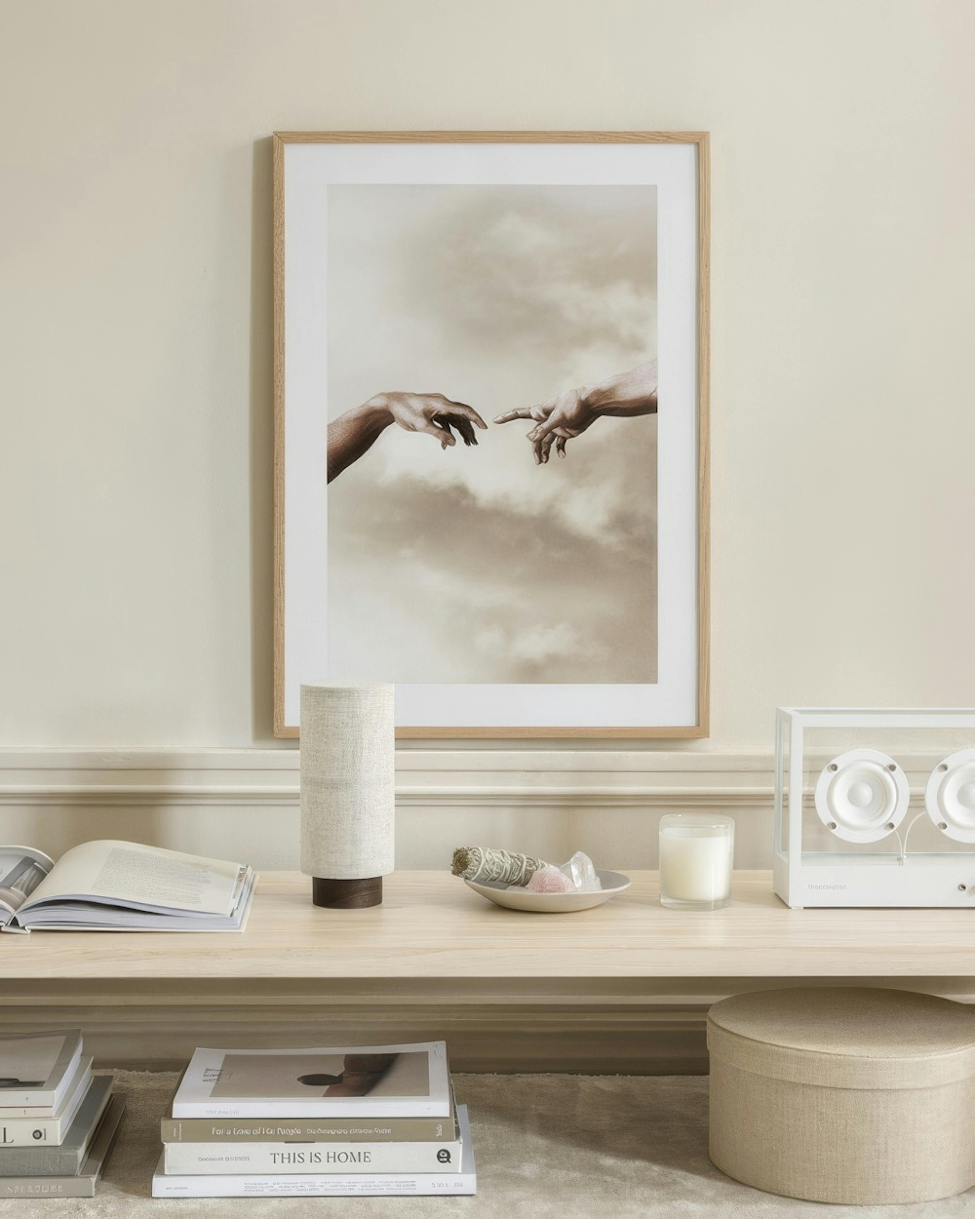 Michelangelo - The Creation of Adam Plakát