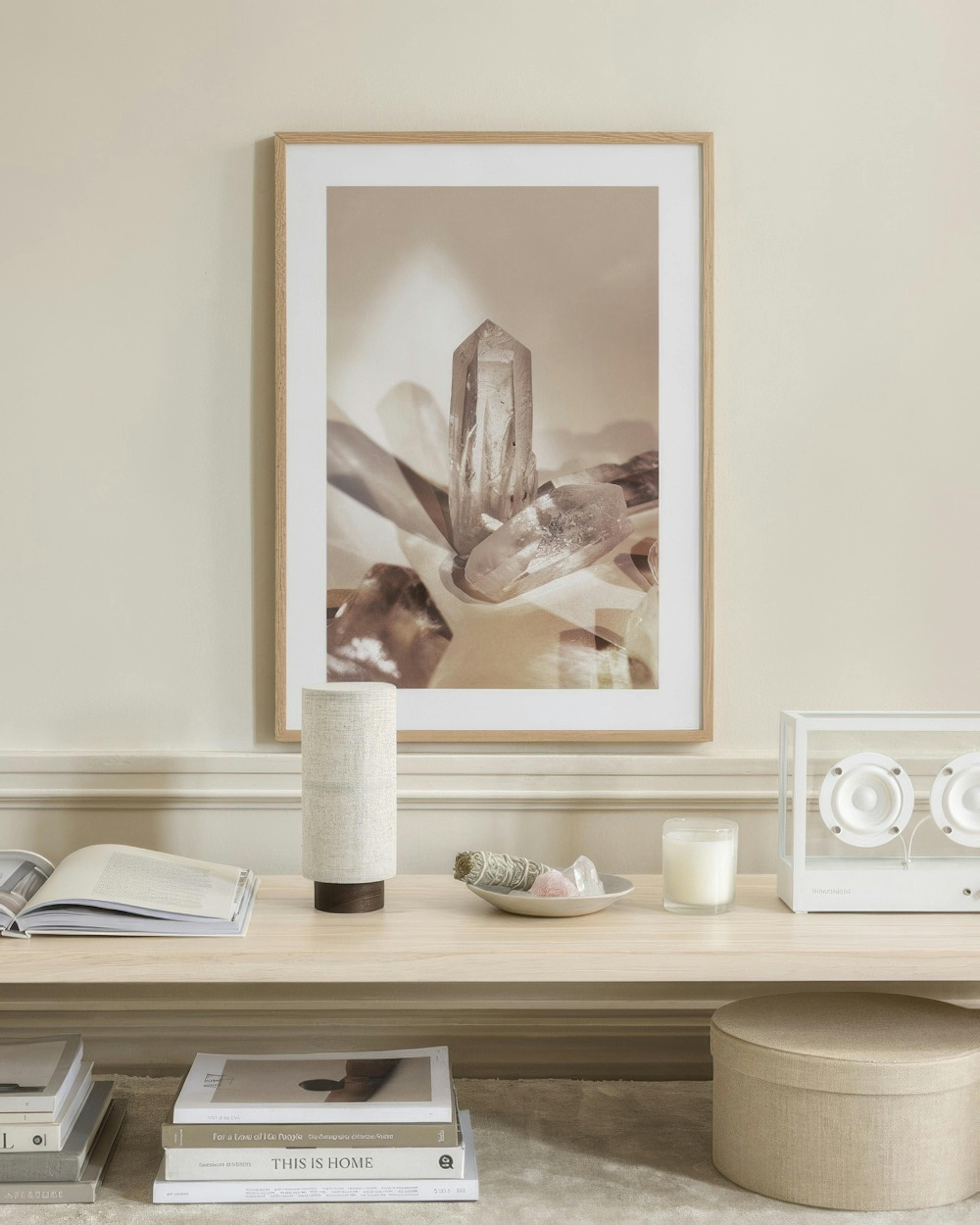 Crystals and Shadows No2 Poster