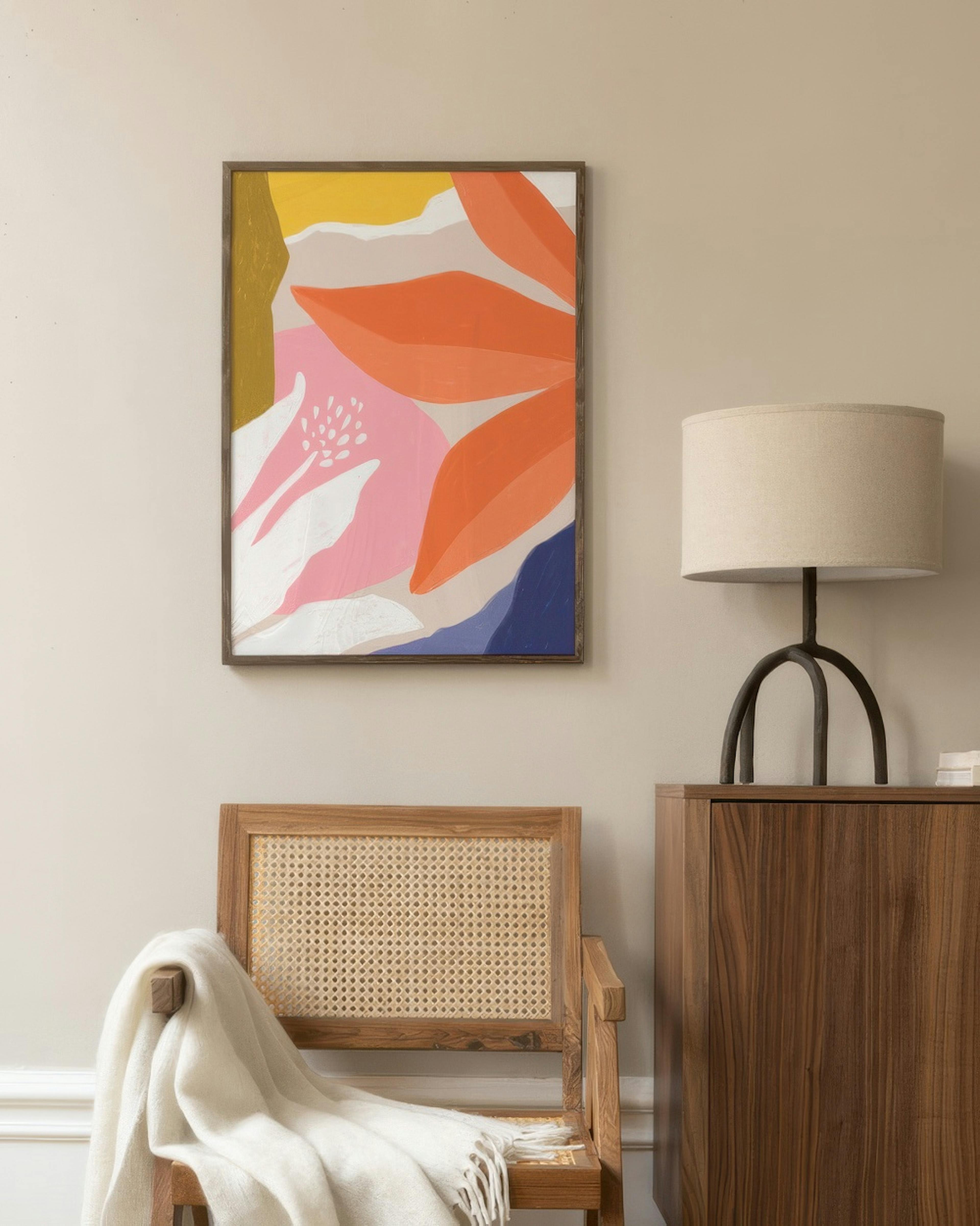 Close Up Florals Affiche