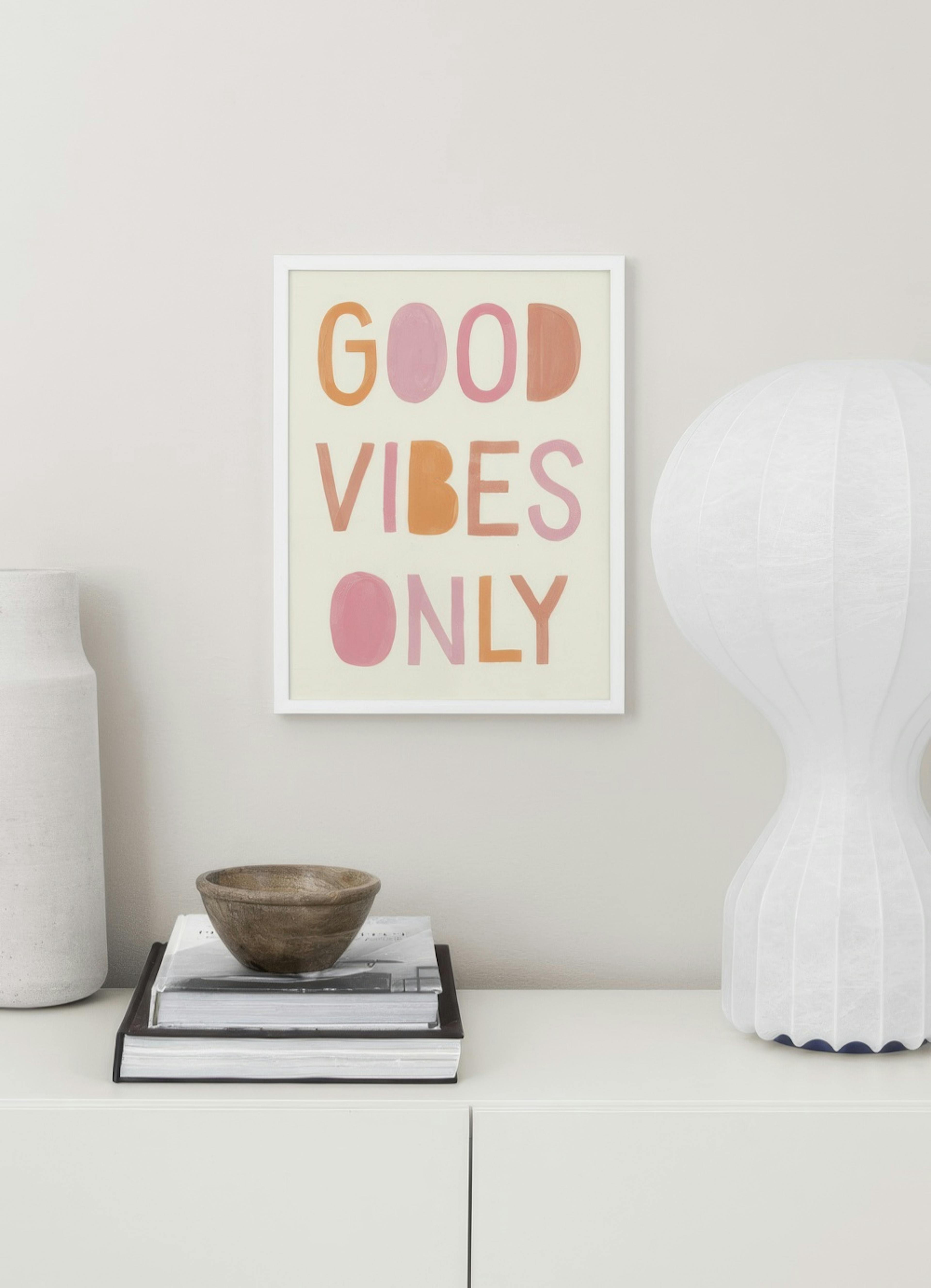 Good Vibes Typo Print
