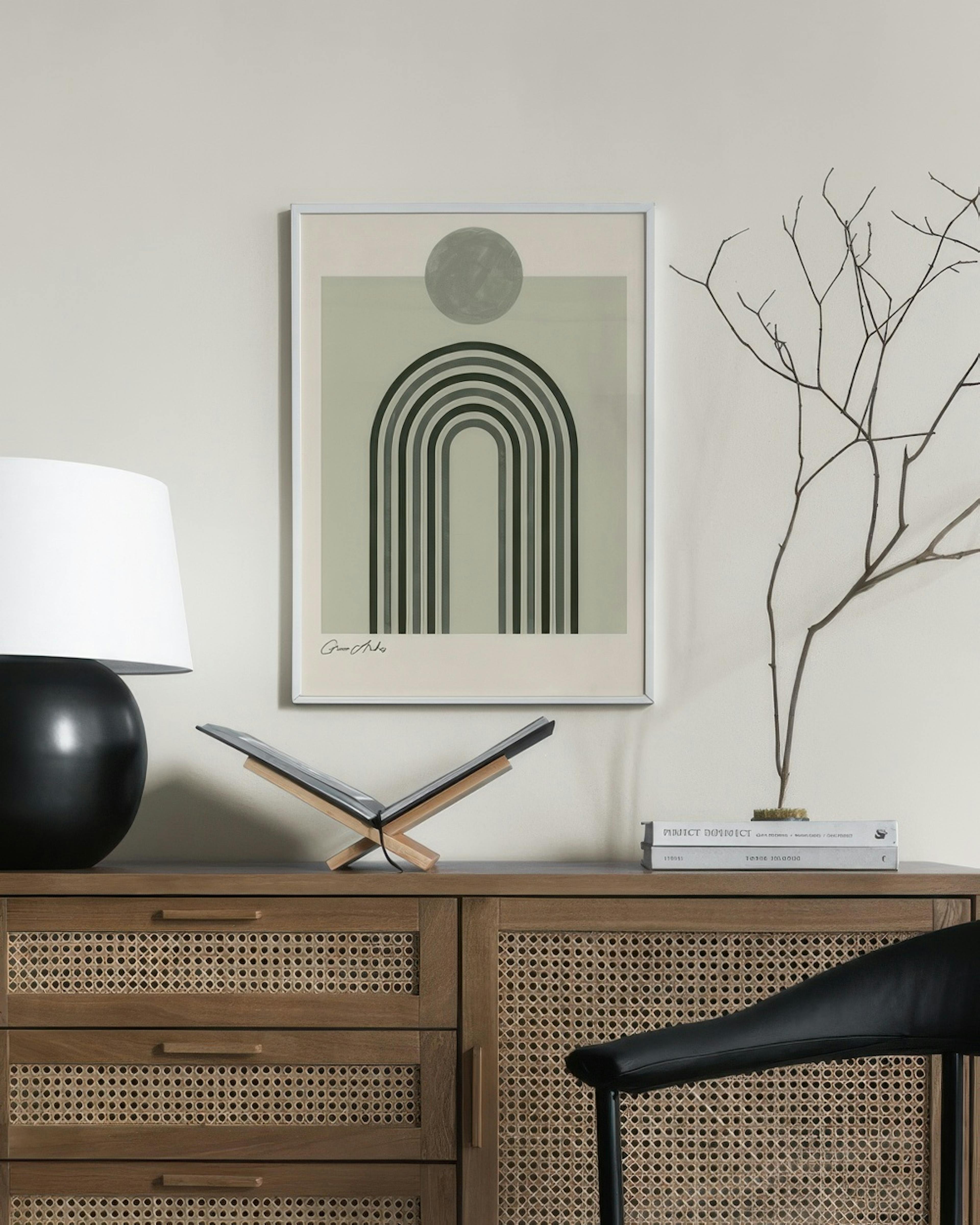 Green Arches Print