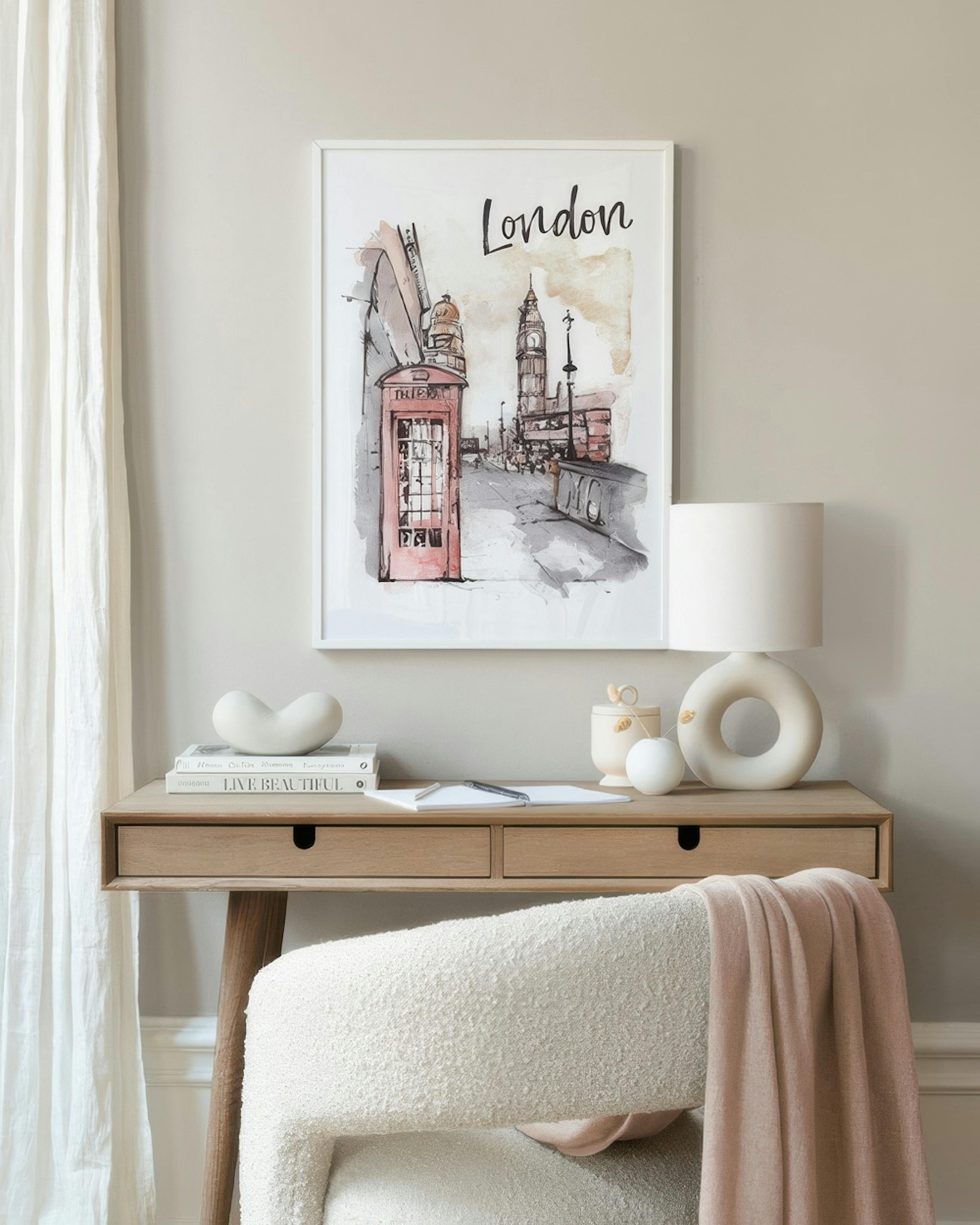 Painted London Poster