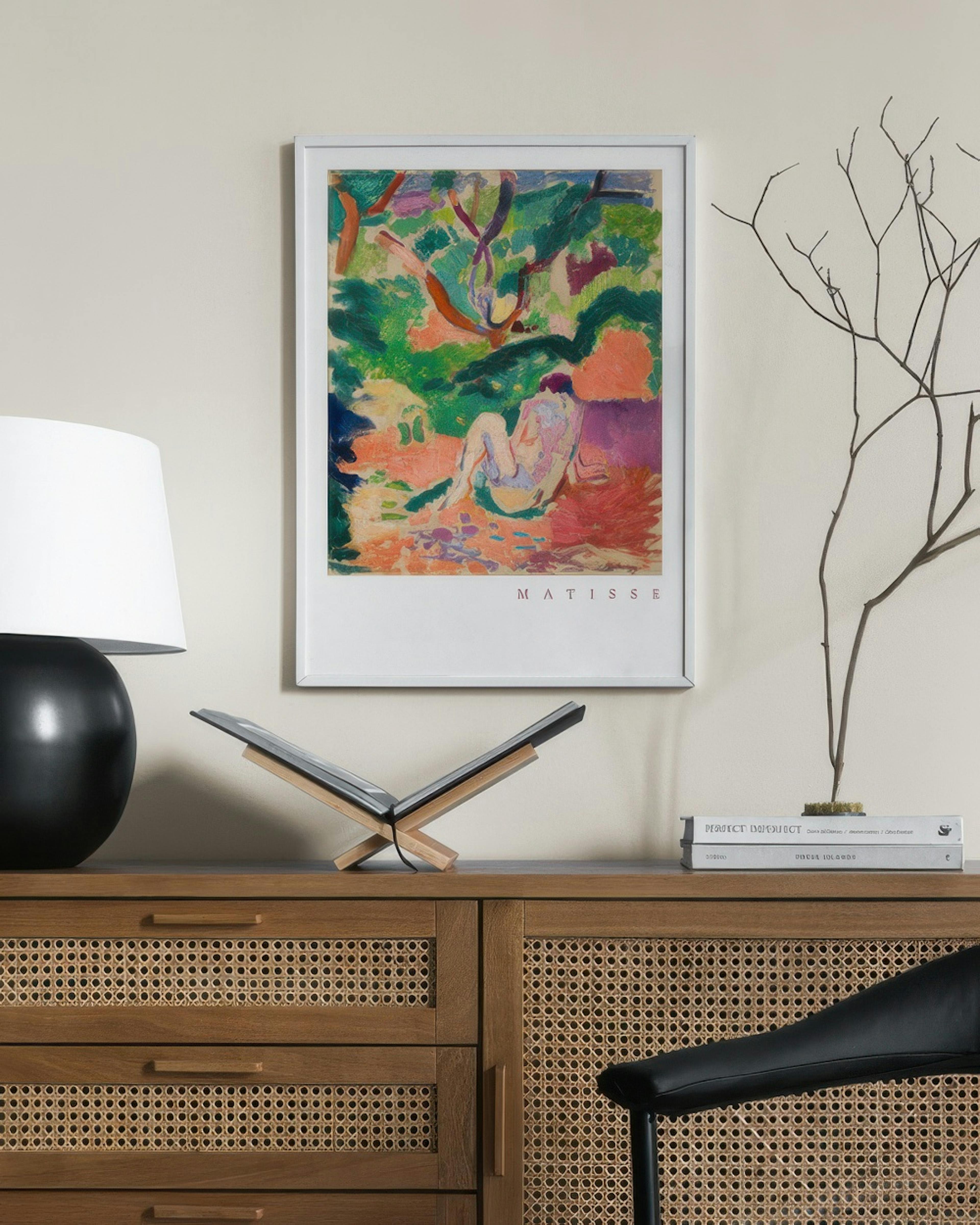 Matisse - Nude in a Wood Print
