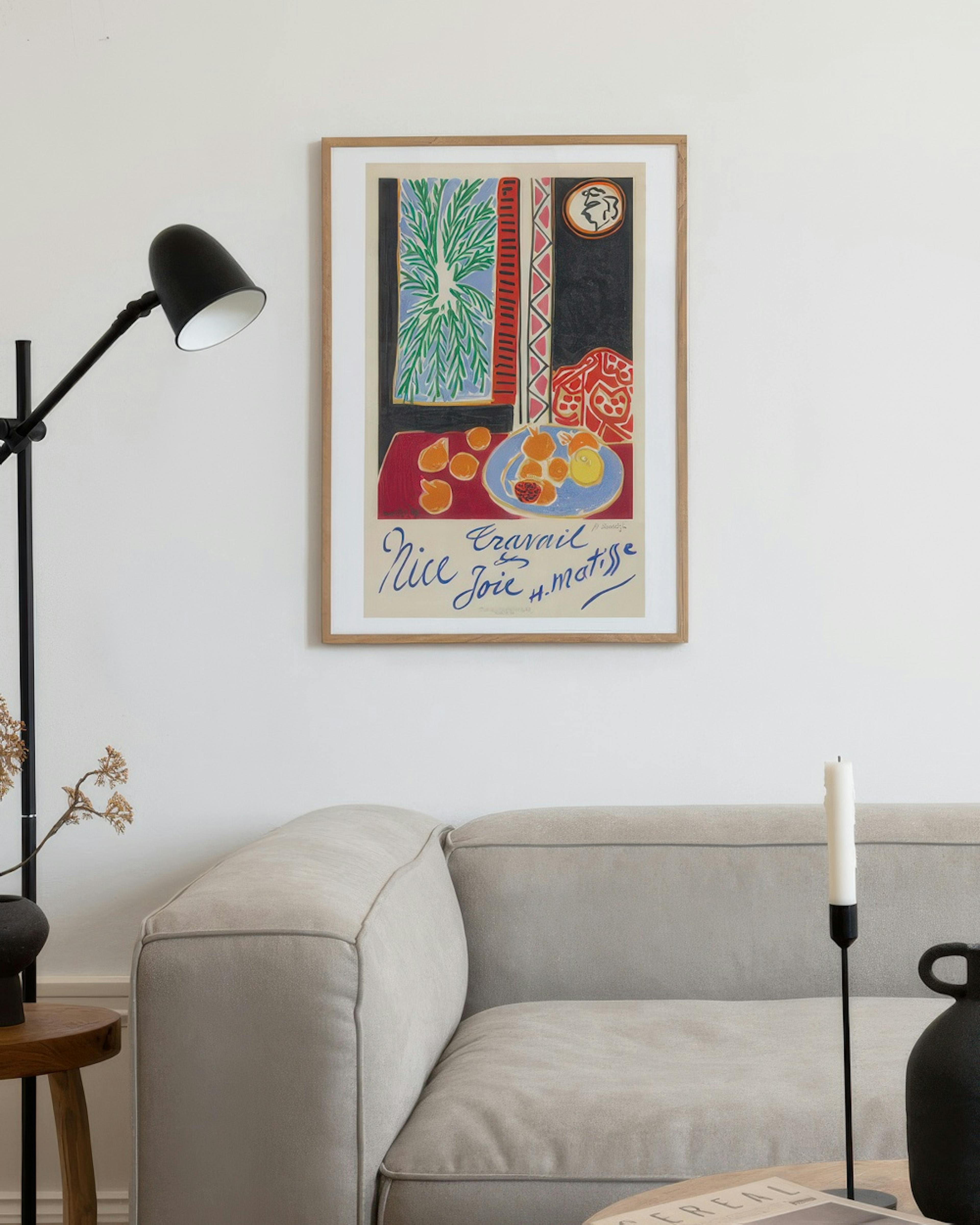 Matisse - Nice, Travail et Joie Plakat
