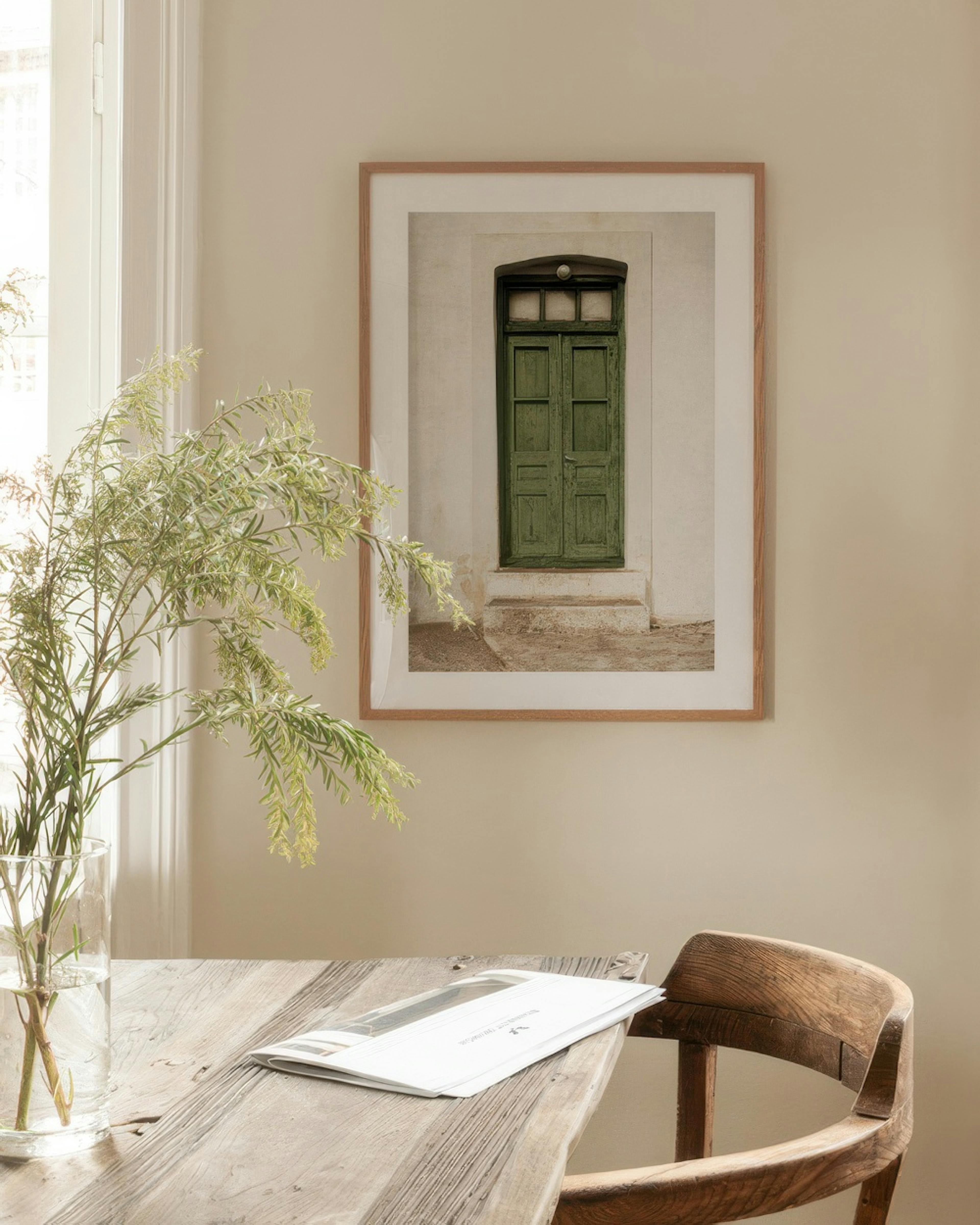 Green Entrance Print