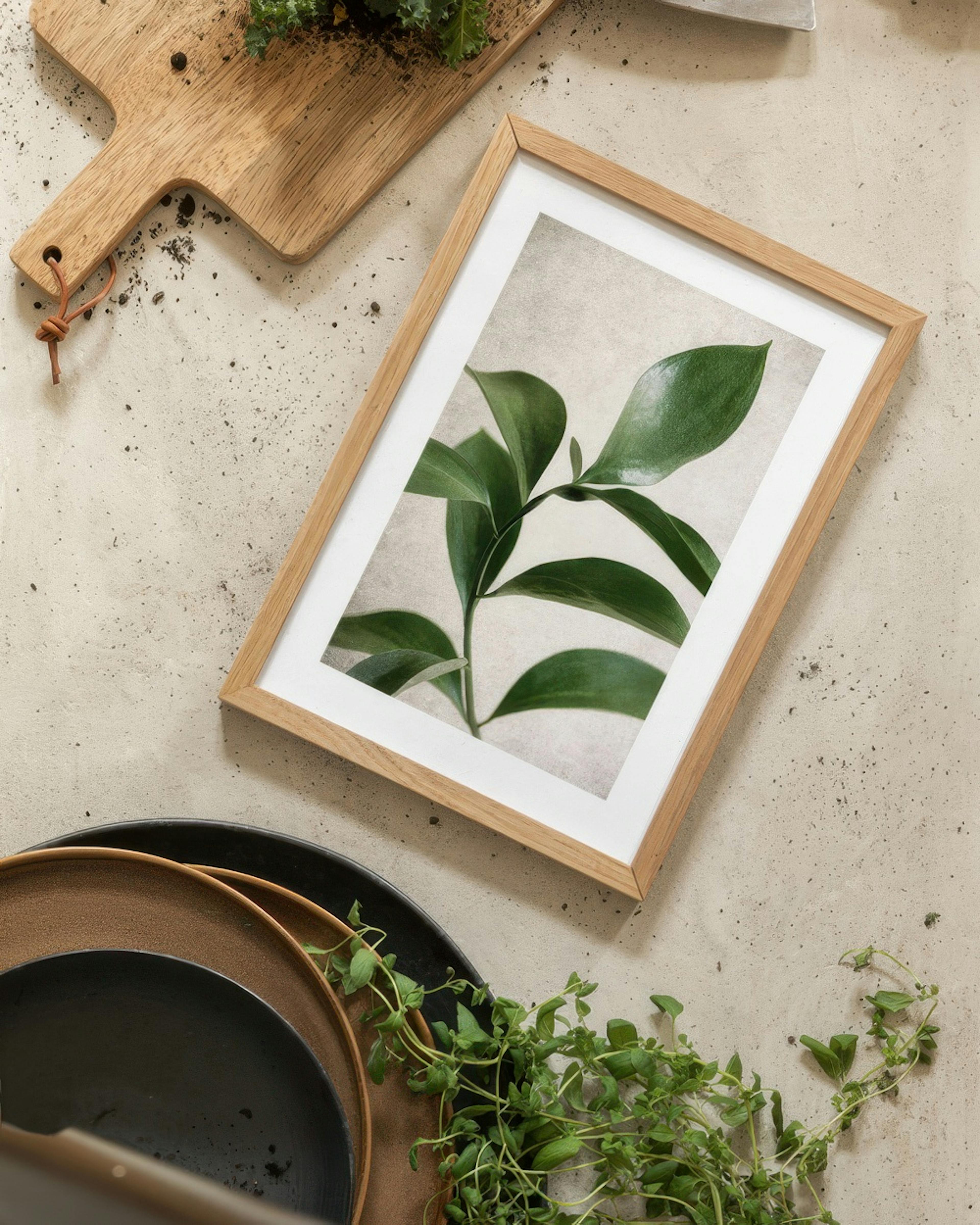 Green Botanical Poster