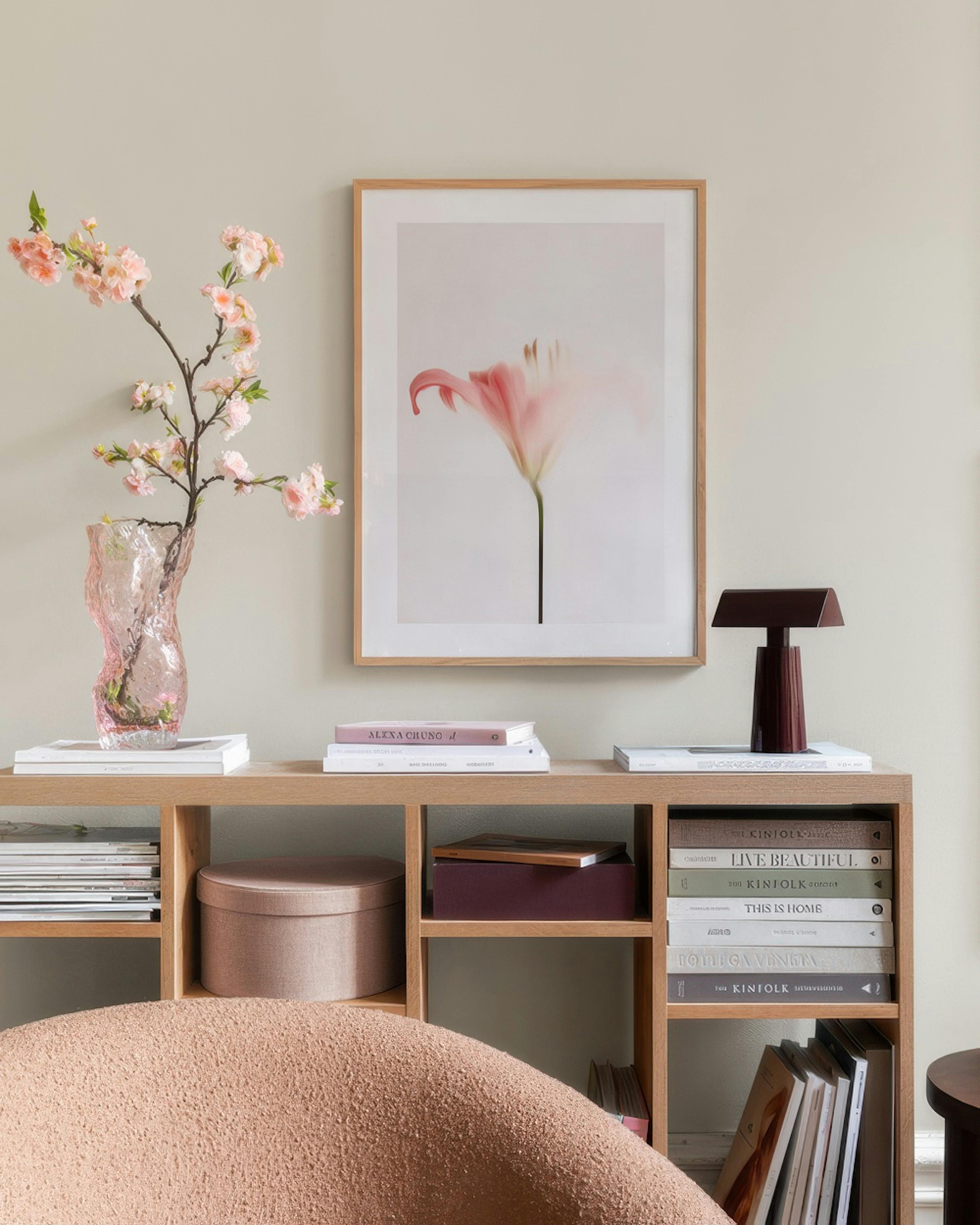 Soft Pink Lily Print
