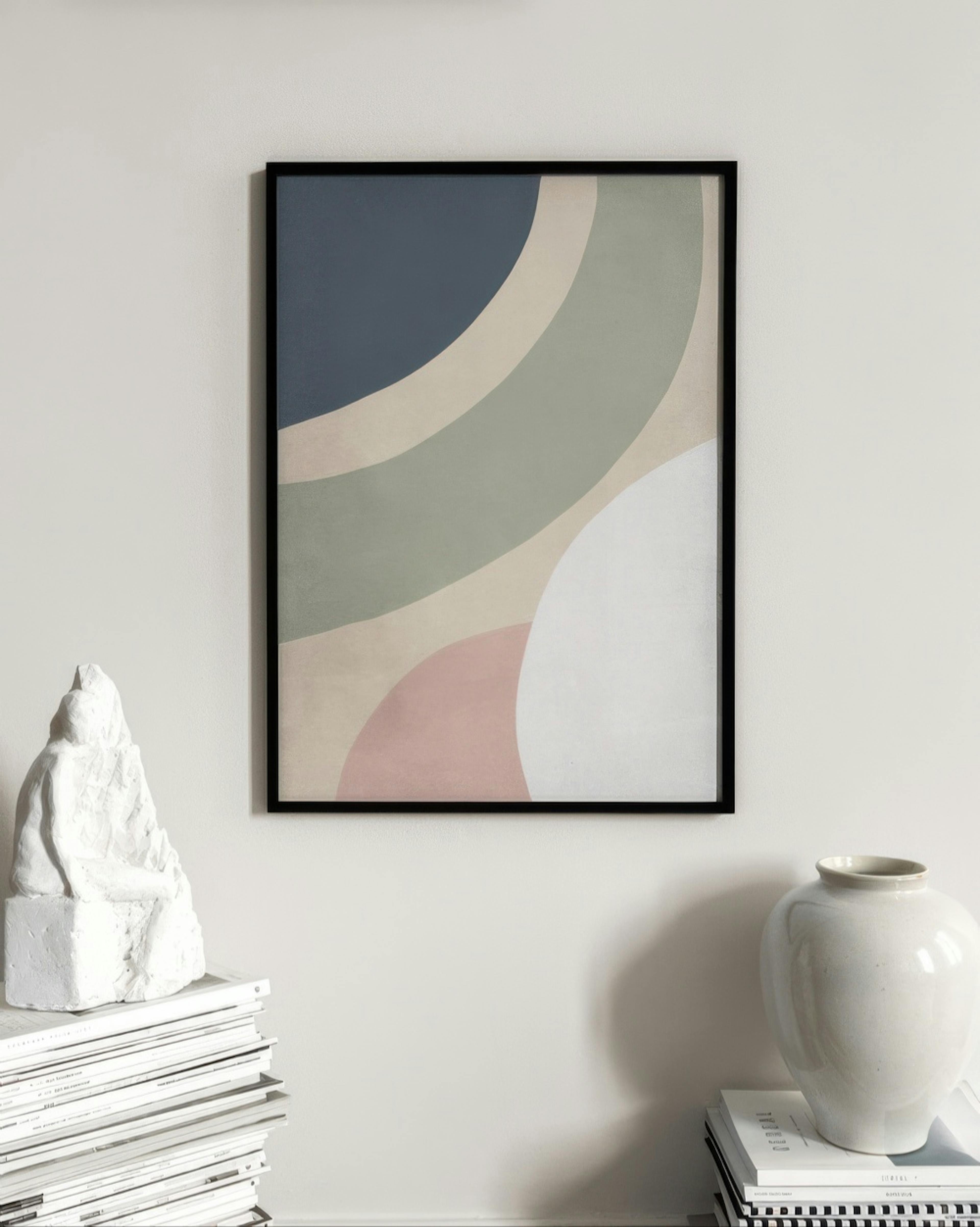 Soft Shapes No1 Print