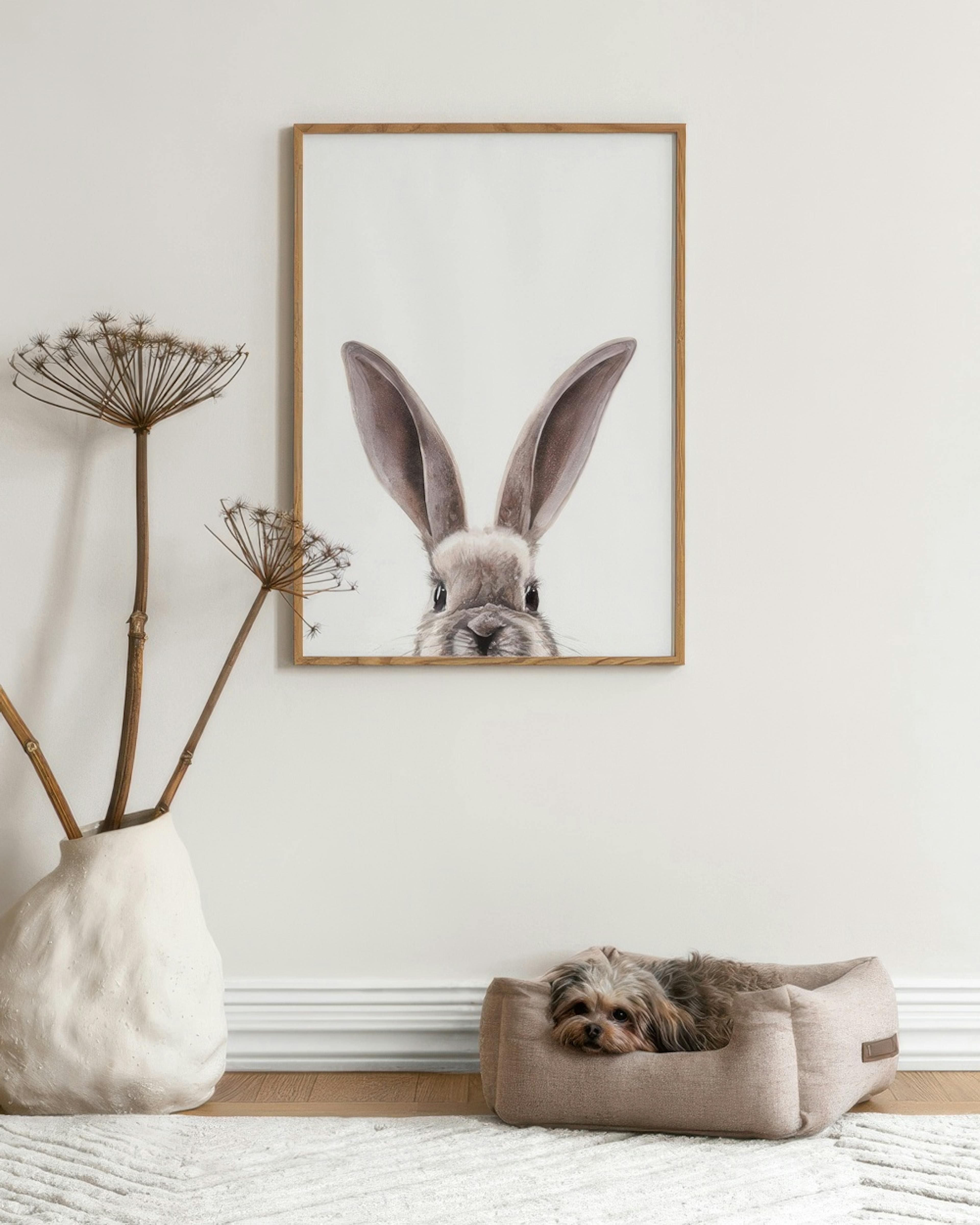 Watercolor Bunny Print