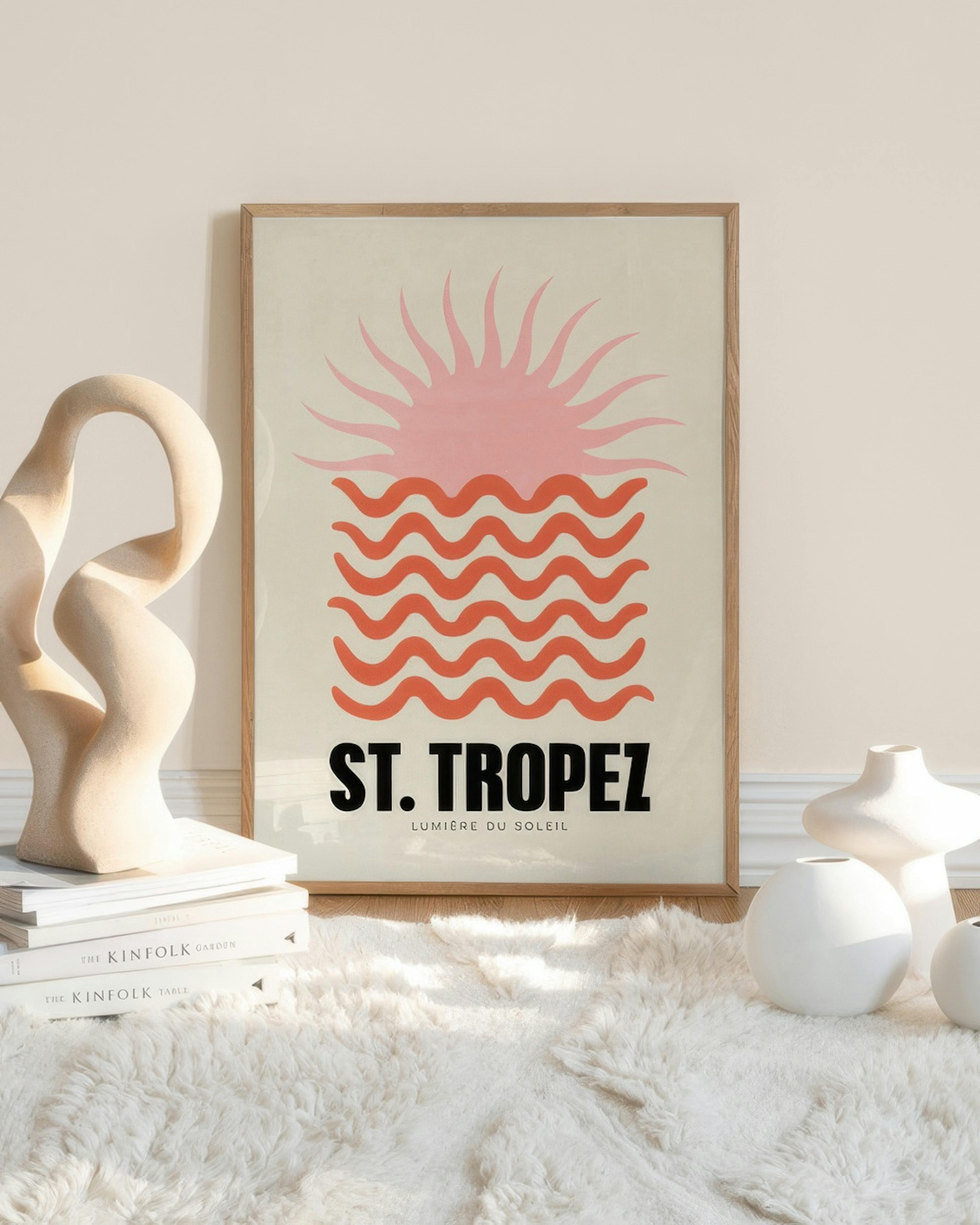 Graphic St Tropez Affiche