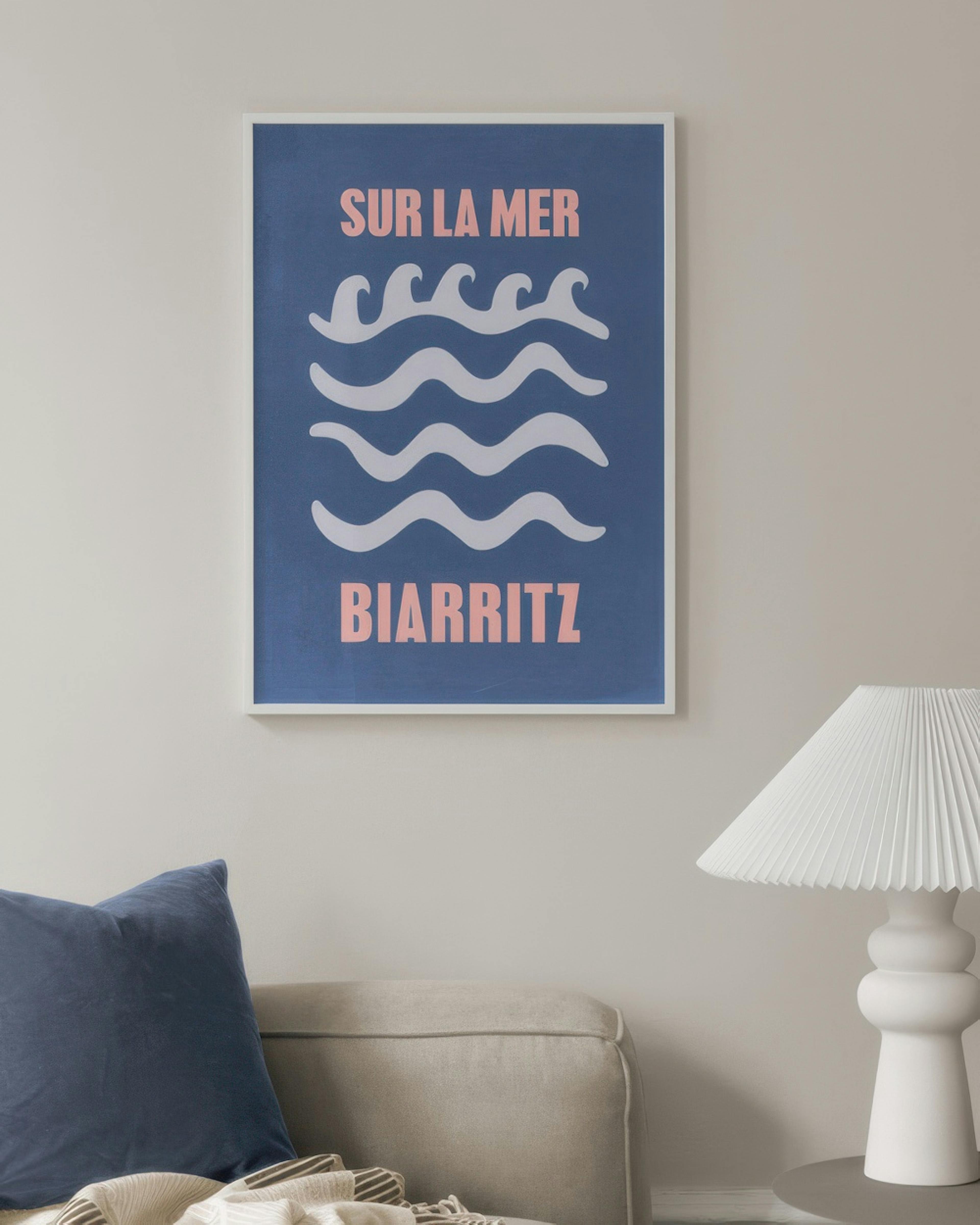 Graphic Biarritz Poster