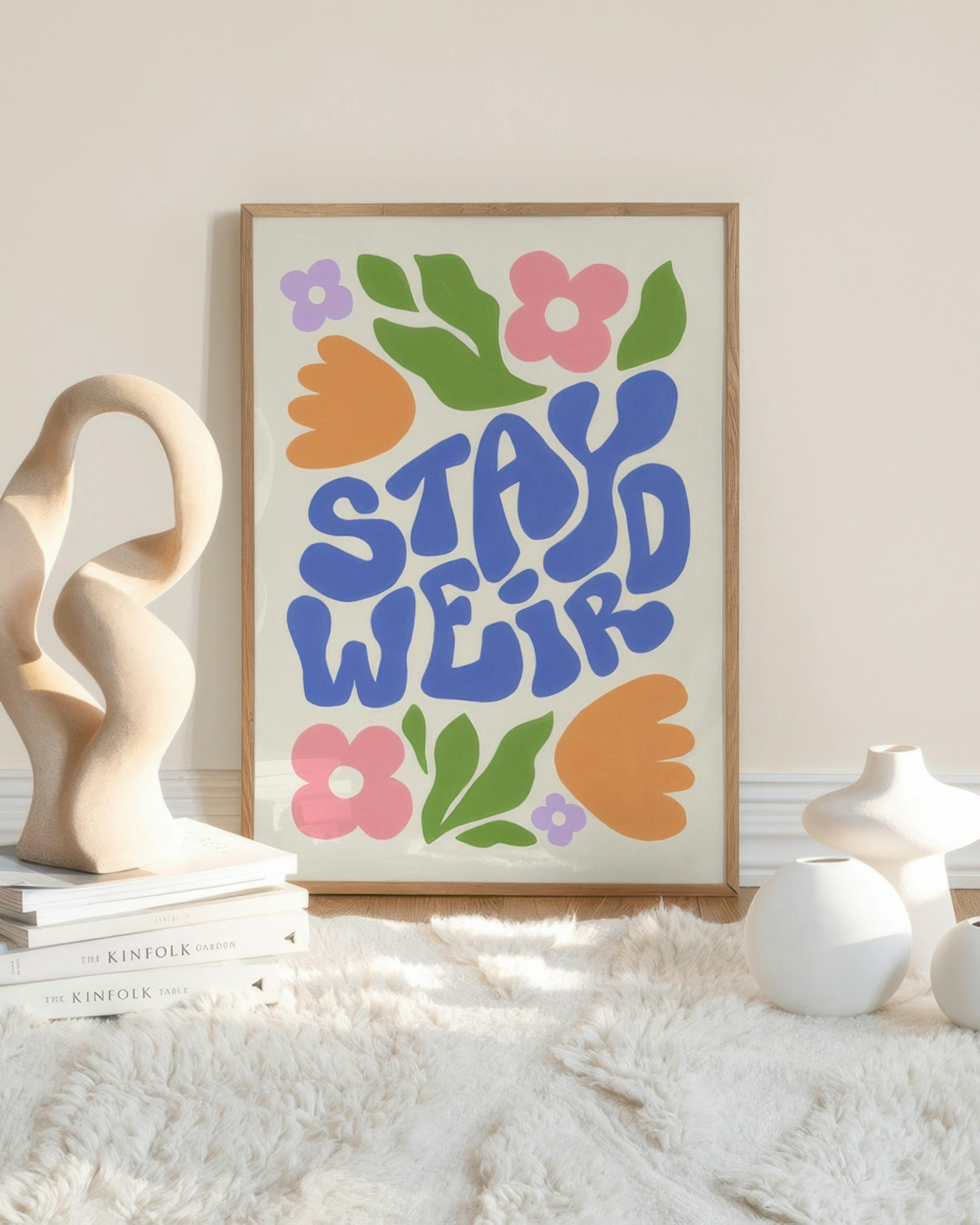Flowers Stay Weird Poster