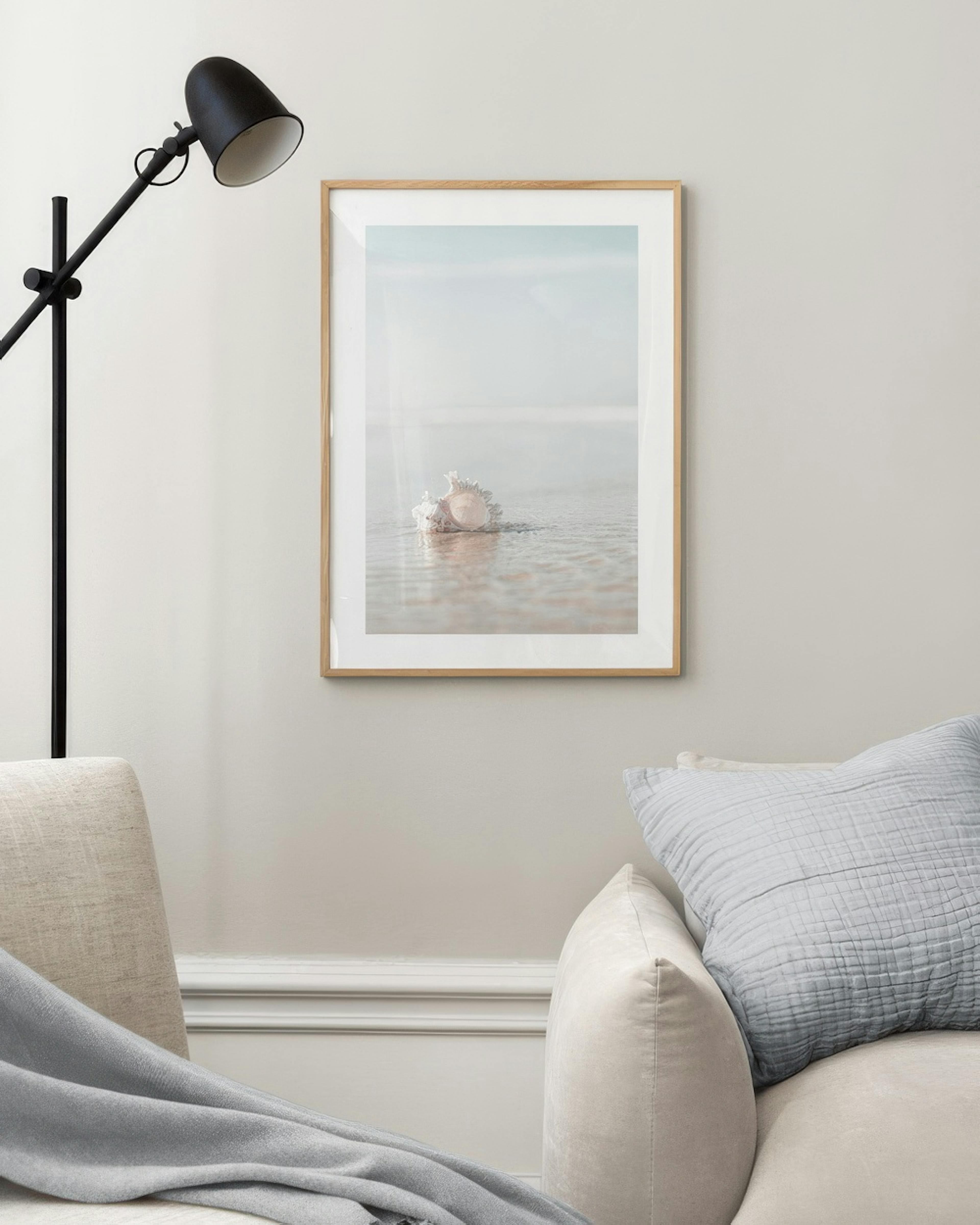 Seashell on the Beach Poster