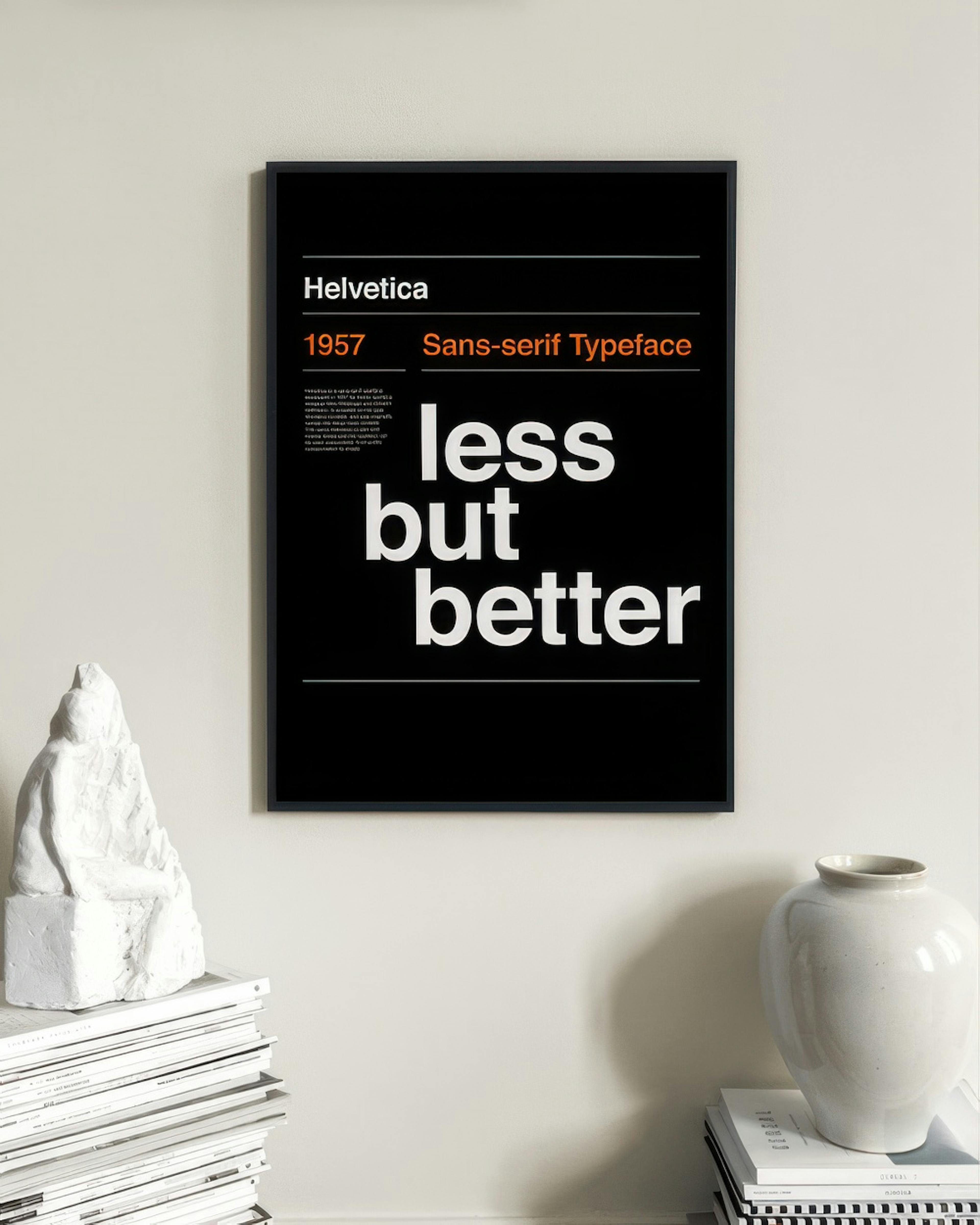 Helvetica Less but Better Print